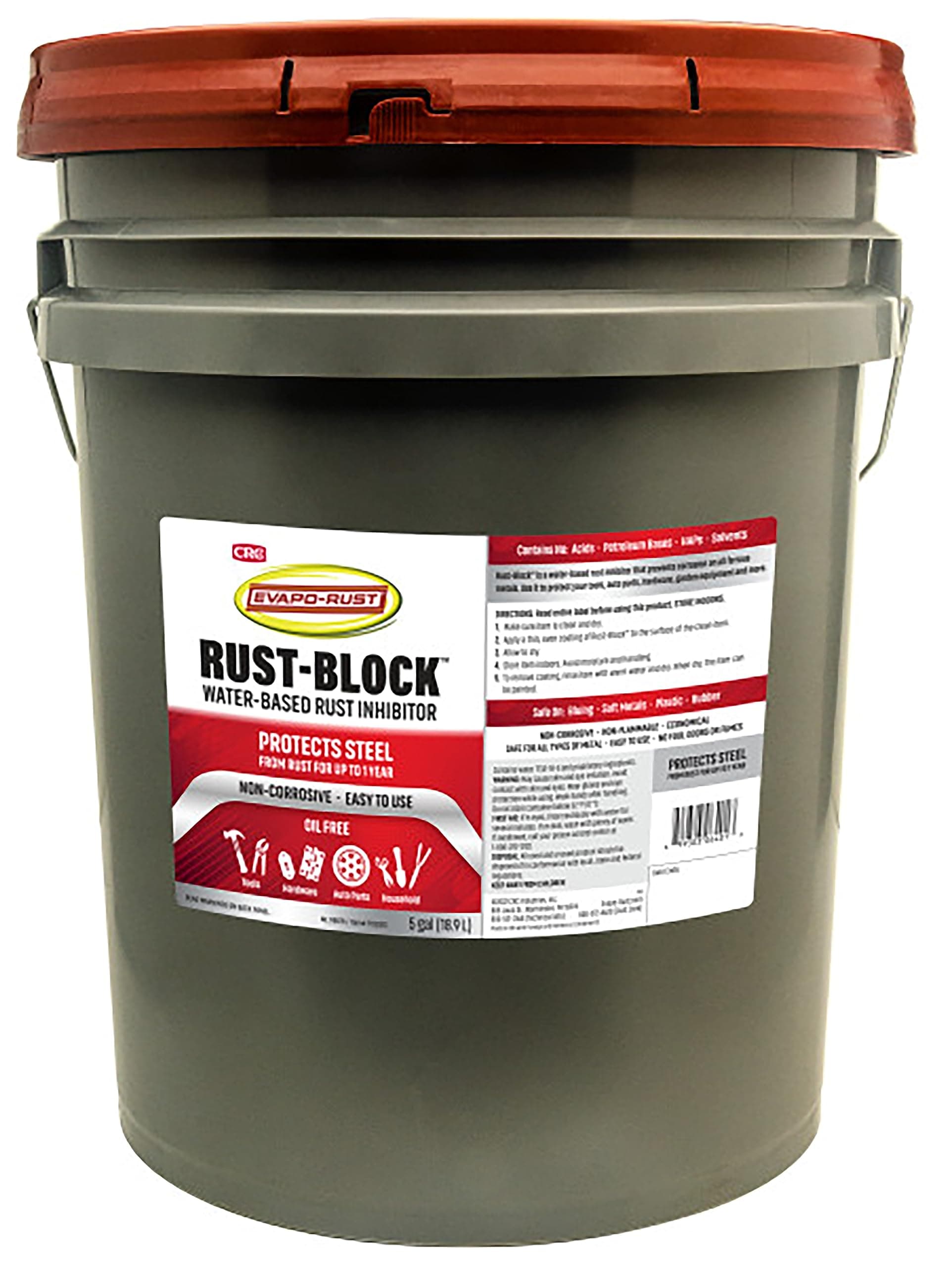 RB018 Rust-Block Water-Based Rust Inhibitor – 5 Gallon, Corrosion Inhibitor