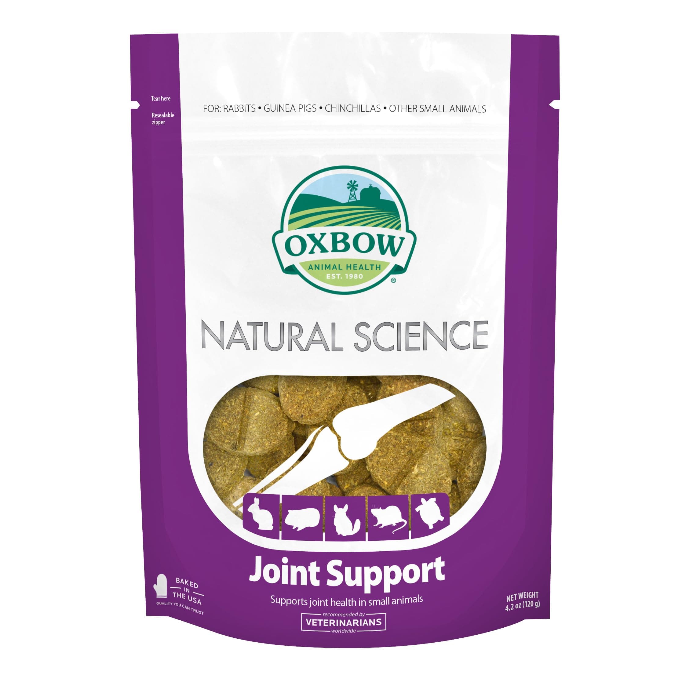 Oxbow Natural Science Joint Support - Joint, Cartilage, Anti-Inflammatory Support for Animals, 4.2 oz.