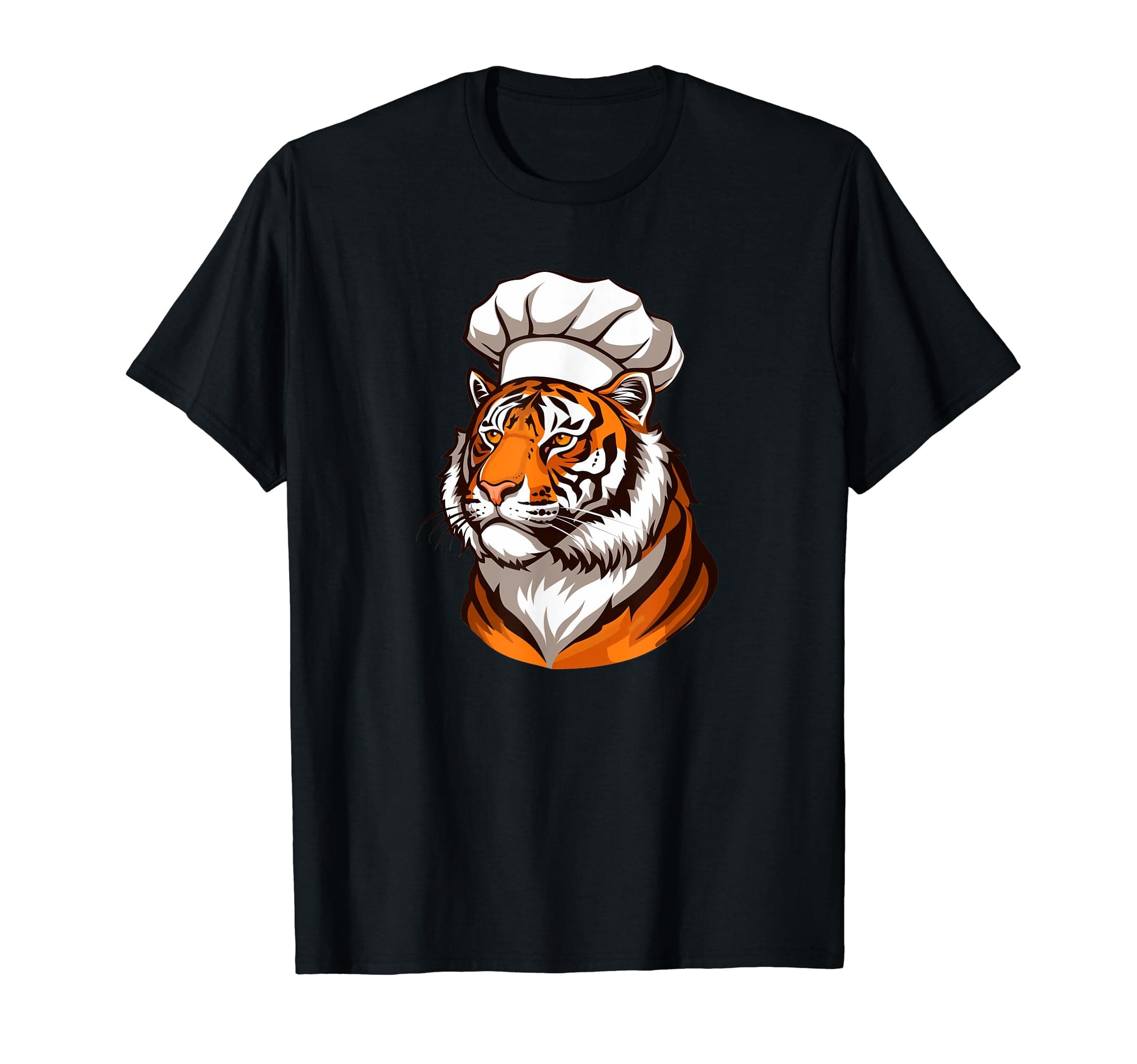Chef Tiger - Cute Tiger In A Chef's Hat Tiger Chef T-Shirt