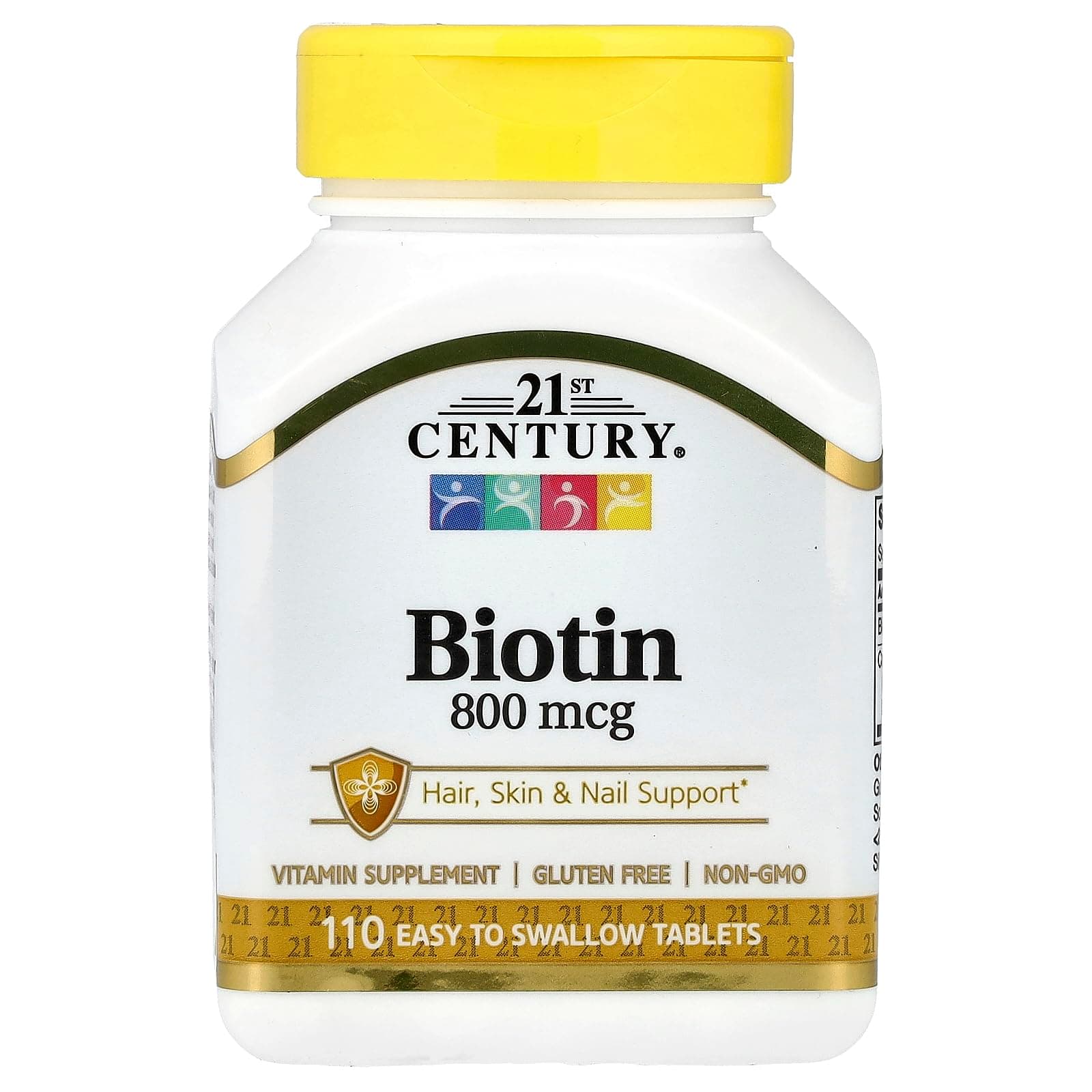 21st Century Biotin 800 Mcg (110 Tabs)