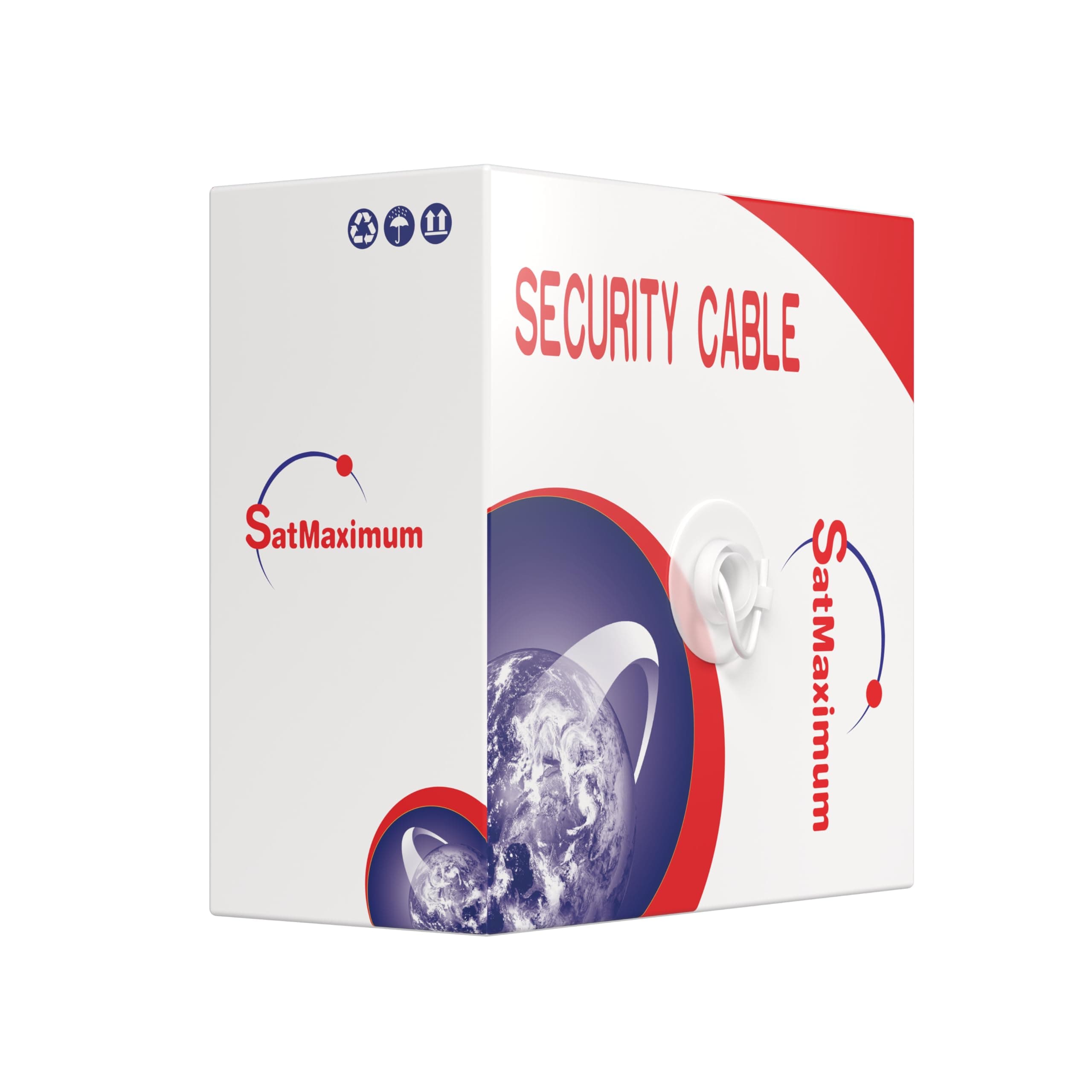 Cables Direct Online 500ft Stranded 18/4 Alarm CCA Cable for Low Voltage LED, Burglar System, Fire Detector, Security Station, Door Bell, 18AWG 4 Conductors Wire