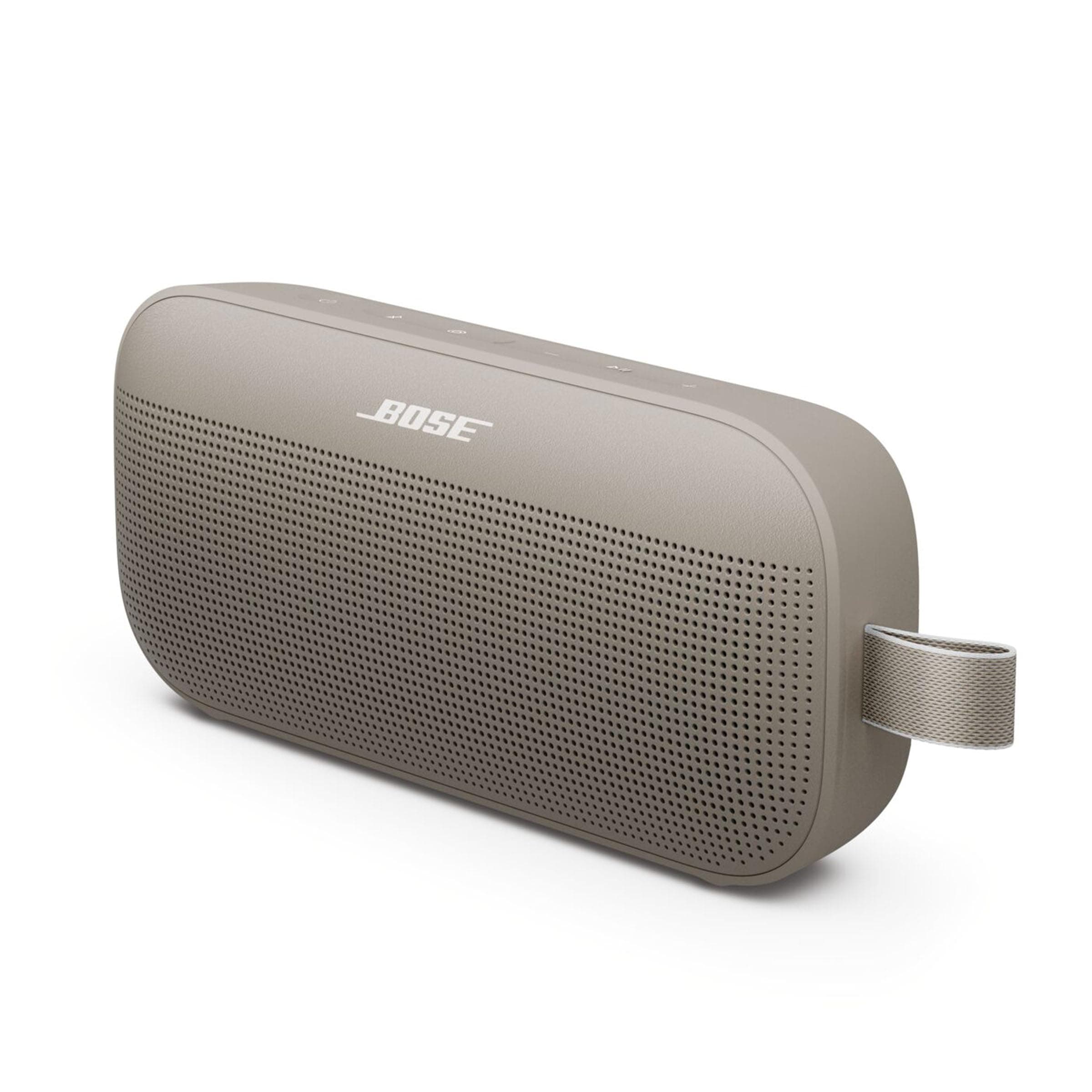 SoundLink Flex Portable Bluetooth Speaker (2nd Gen), Small Portable Wireless Outdoor Speaker with Hi-Fi Audio, Up to 12 Hours Battery Life, Waterproof and Dustproof, Sandstone