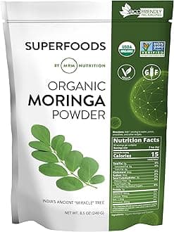 MRM Nutrition Moringa Powder| Superfoods | Digestive health | High fiber | Antioxidant | 60 servings