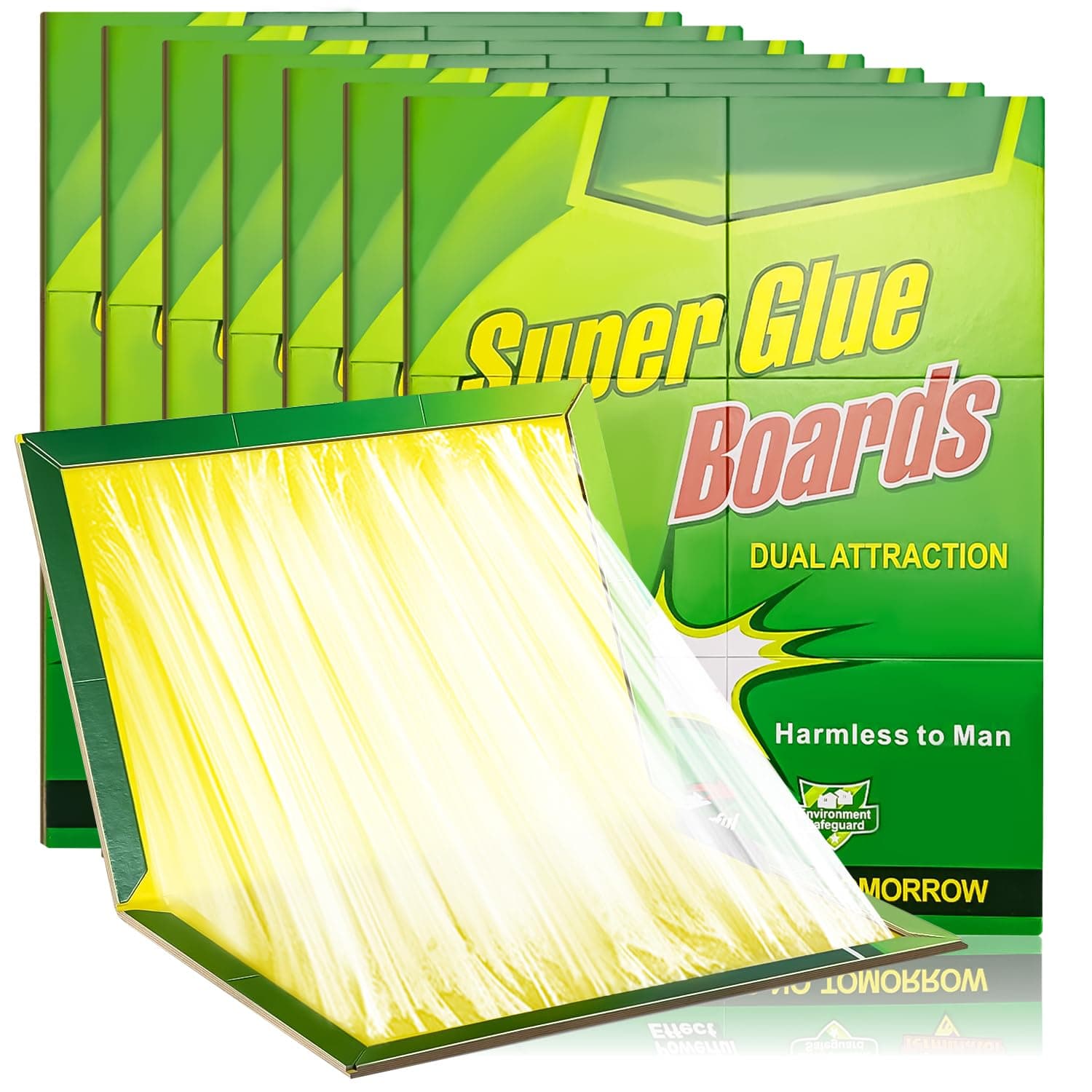 – Pest Sticky Pads Trap,Multi-Use Pest Trap Boards, 8 Packs Pest Sticky Boards,Large Extra Strong Sticky Trap for Multiple Insects in Indoor Outdoor Home Kitchen Garden Garage