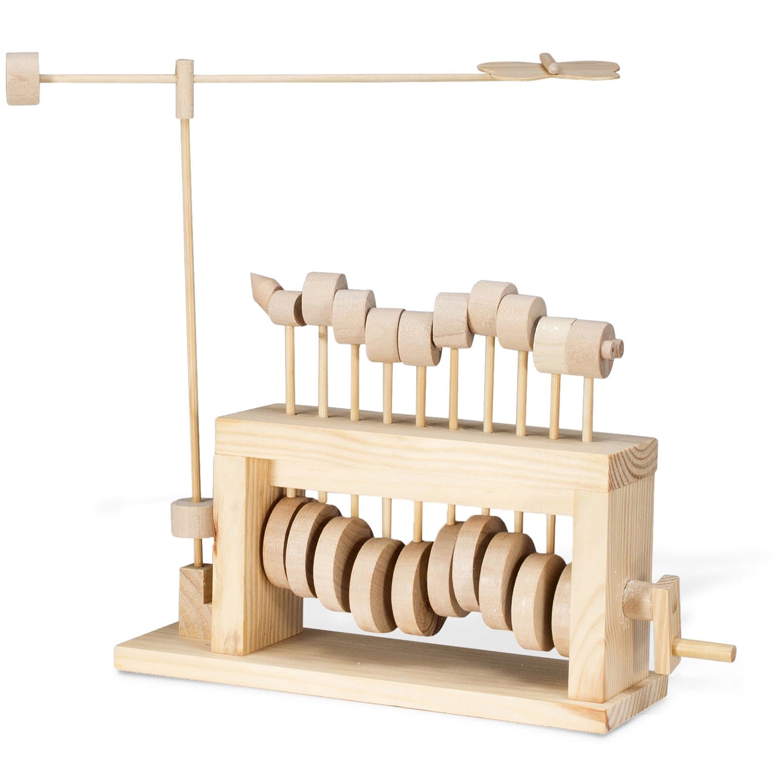 TIMBERKITS - Caterpillar - Mechanical Wooden Construction Kit