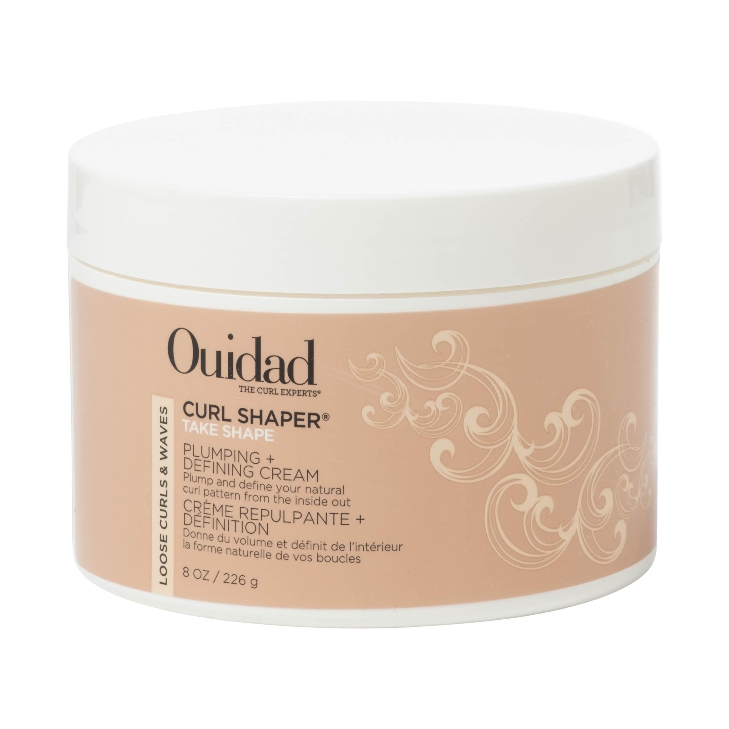 Curl Shaper Take Shape Plumping Defining Cream 8oz | Volumizing Styling Formula for Loose Waves Medium Thick Hair | Lightweight Frizz Control Enhancer Soft Hold Texture Booster