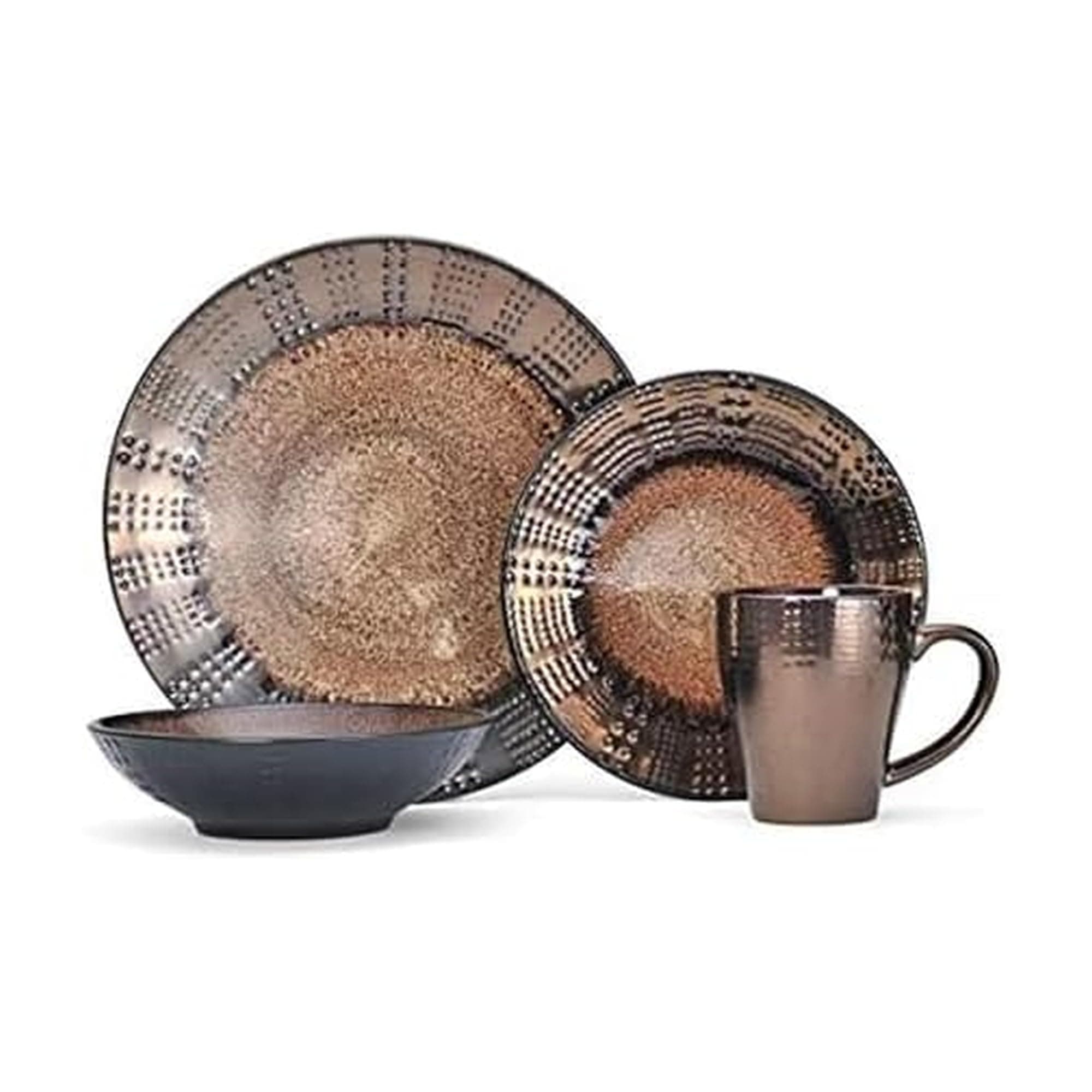 Gourmet Basic by Mikasa Verona 16-Piece Dinnerware Set, Service for 4