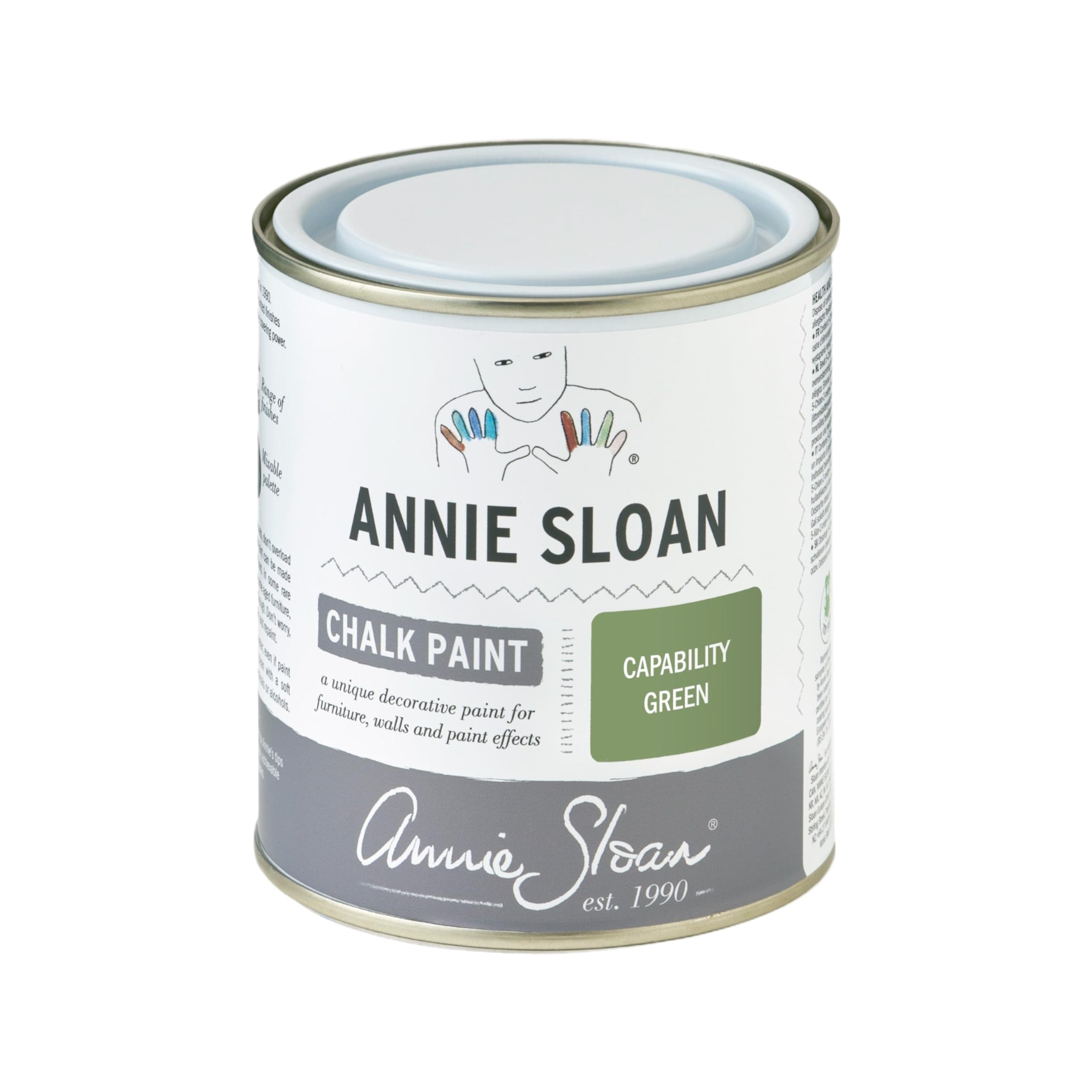 Chalk Paint® (Capability Green, 500 ml/16.9 Fl Oz) a unique decorative paint for furniture, cabinets and home décor with no sanding or priming