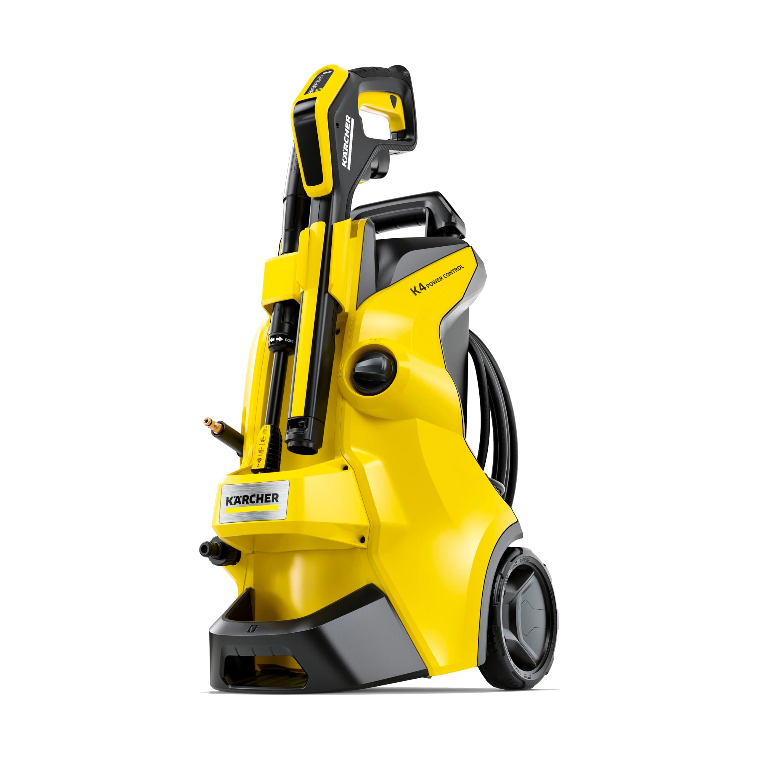 Karcher - K 4 Power Control - Max 1900 PSI - Electric Power Induction Pressure Washer - with Vario & DirtBlaster Spray Wands - 1.5 GPM