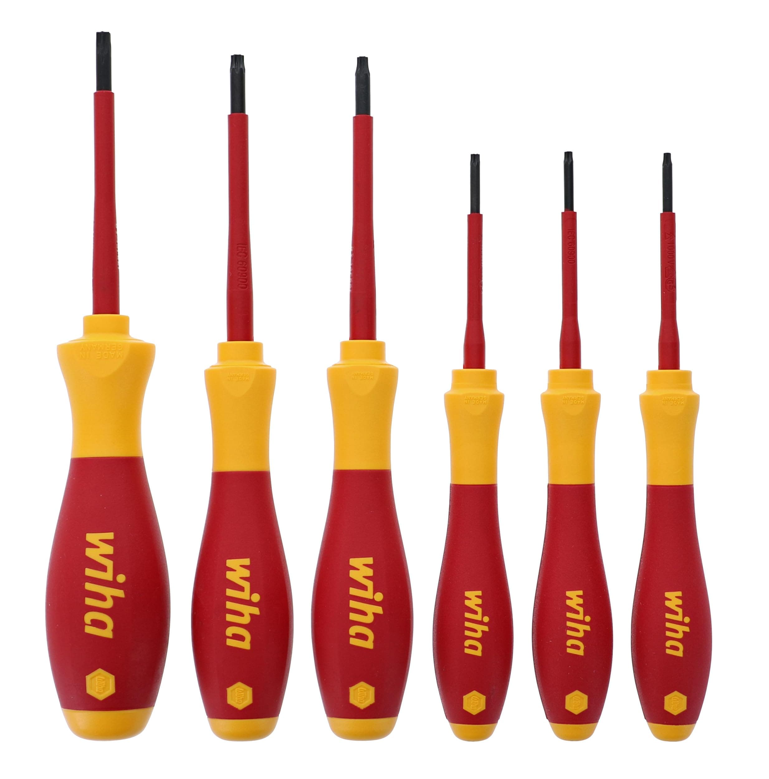 32590 Torx Screwdriver Set With SoftFinish Handle, 1000 Volt, 6 Piece, One Size