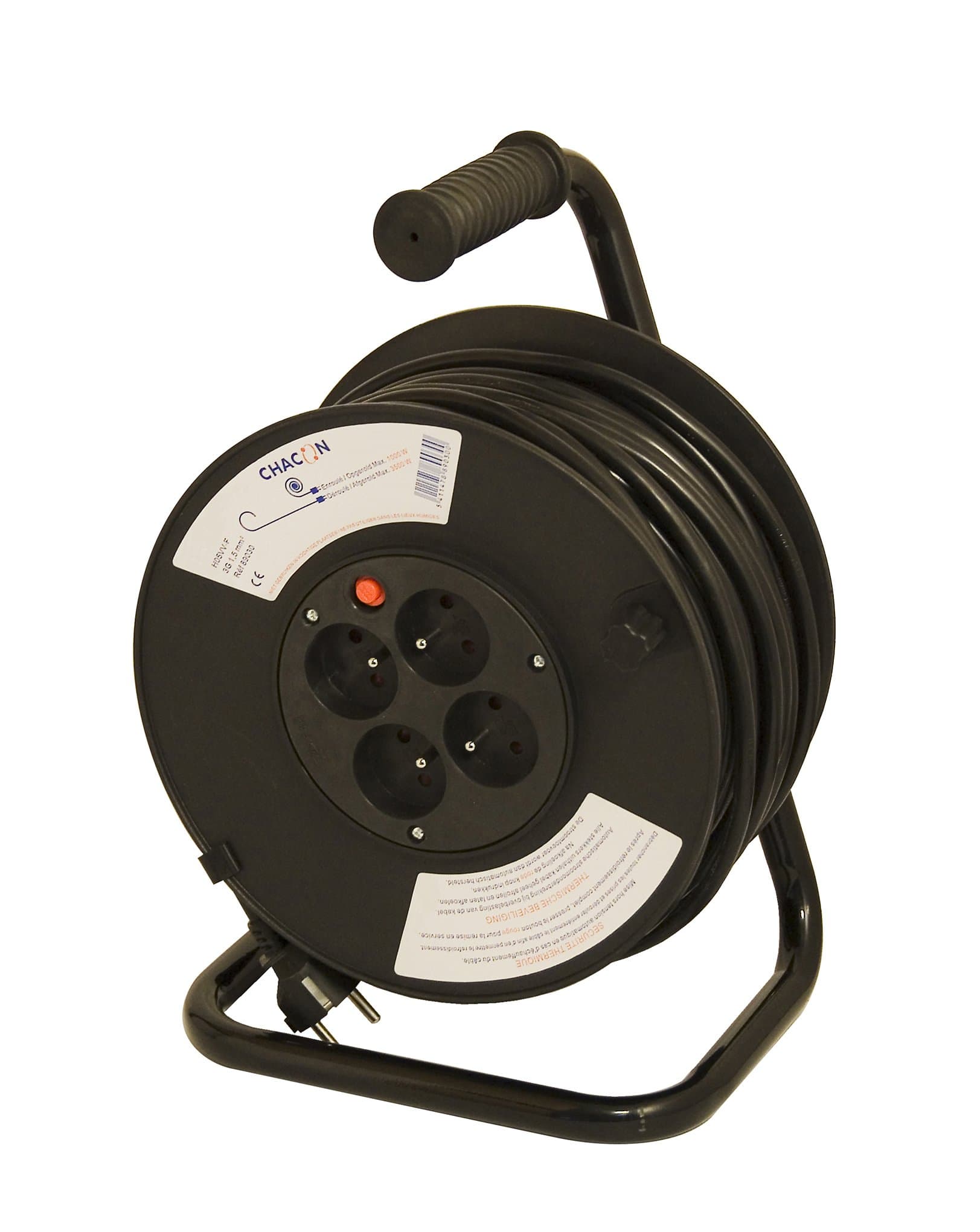 Chacon 89033 Drum Roller 4 3 x 1.5 x 16 mm 50 m Black