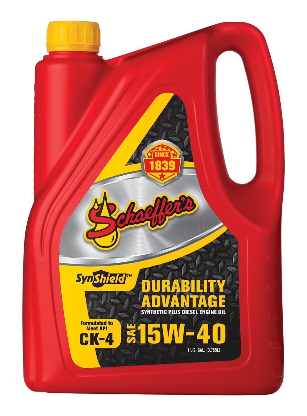 Schaeffer Manufacturing Co. 0700CK4-006S SynShield Durability Advantage 15W-40, 1 gal, Bottle