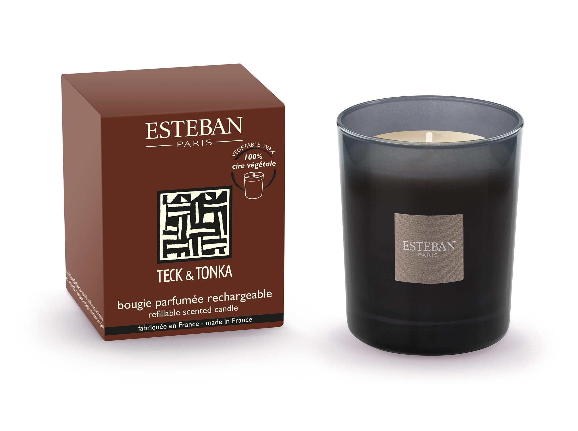 Teck Tonka scented candle rechargeable Esteban