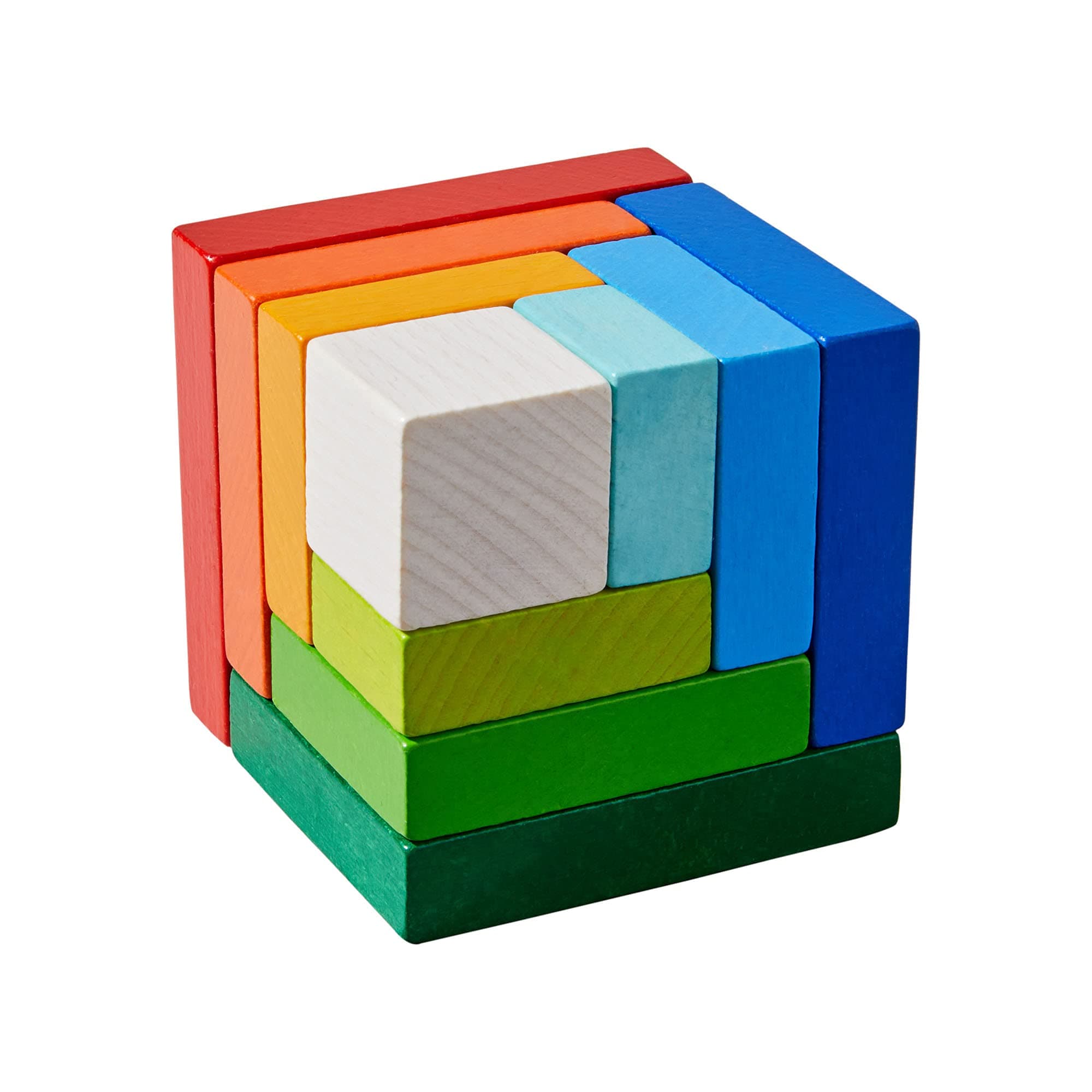 HABA Rainbow Cube - 3D Arranging Game (Made in Germany)