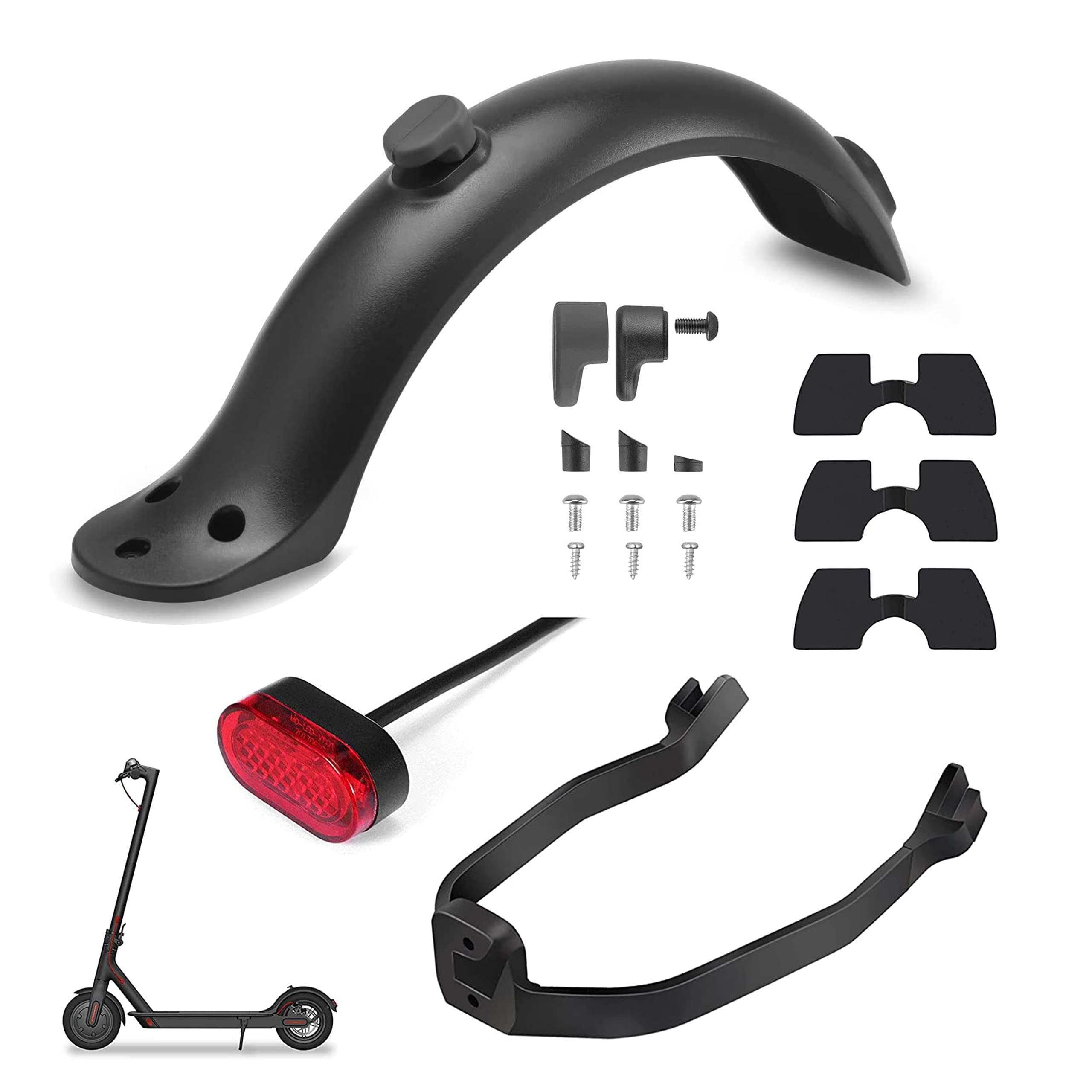 Rear Mudguard Scooter Fender Bracket Scooter Replacement Accessory Support Mudguard Bracket Fender Compatible with Xiaomi 1S / M365 / Pro