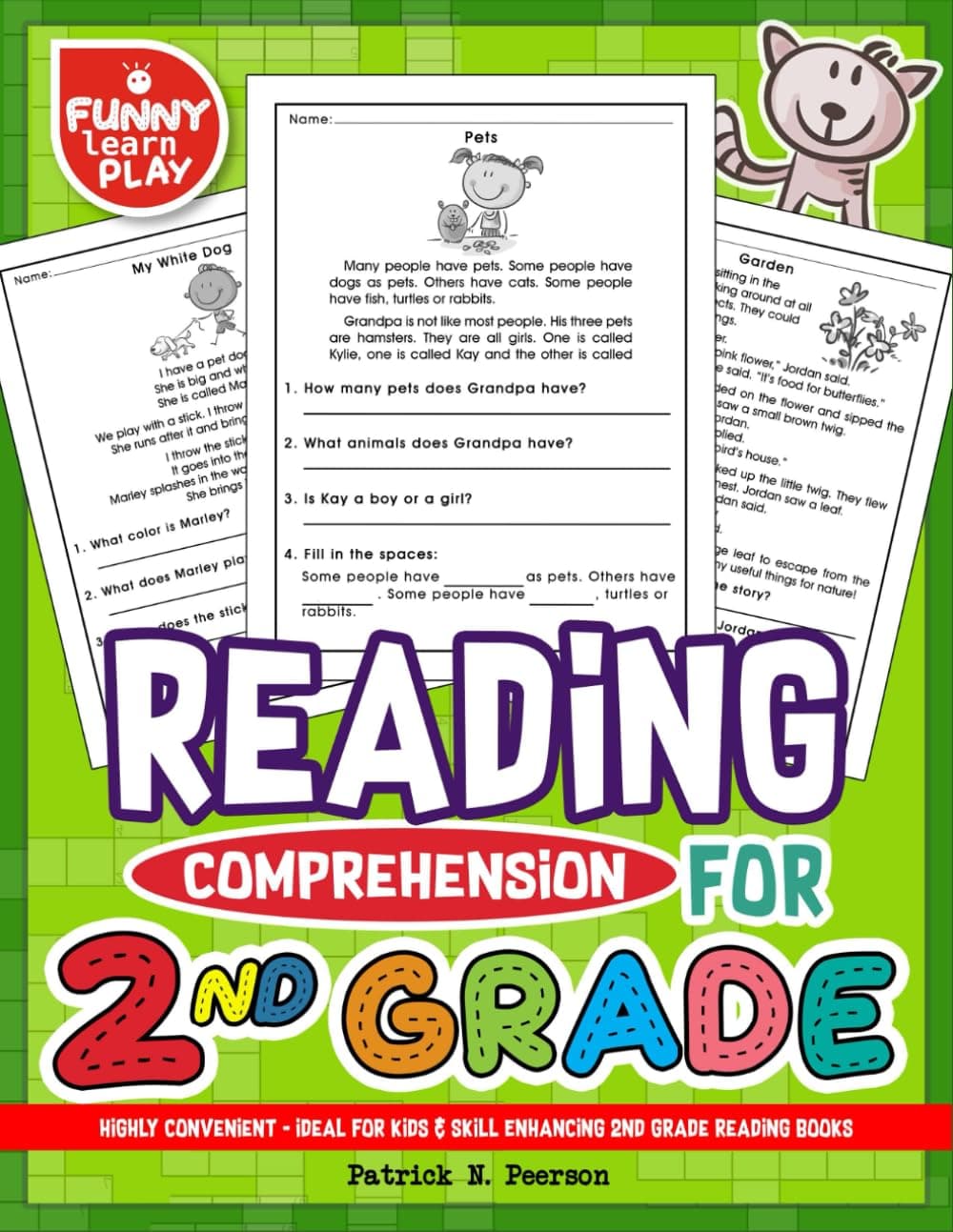 Reading Comprehension Grade 2: Highly Convenient - Ideal for Kids & Skill Enhancing 2nd Grade Reading Books (reading comprehension workbooks)