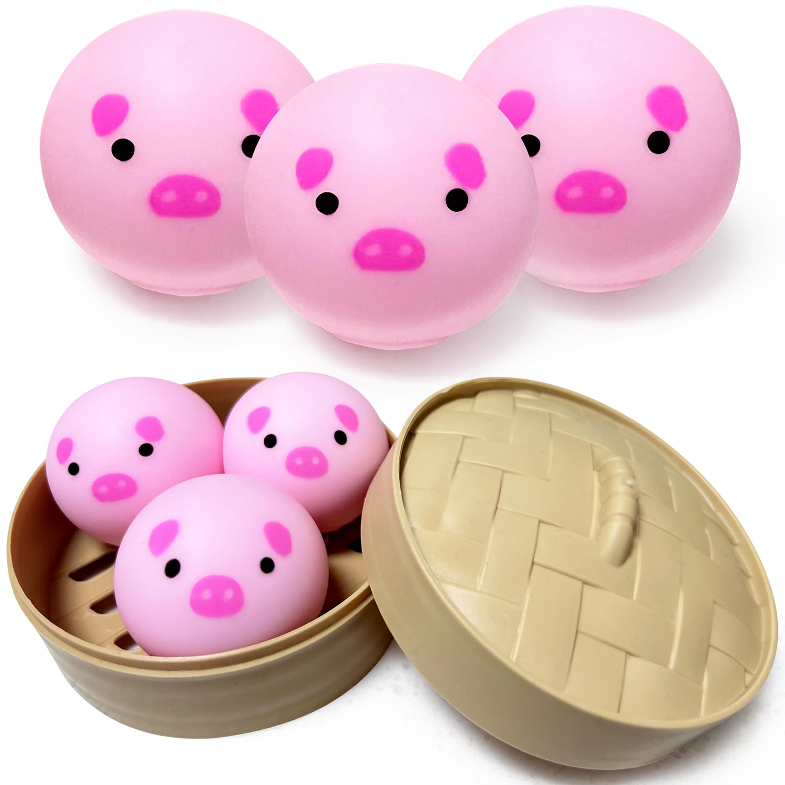 Mini Pig Dumpling Stress Dough Ball