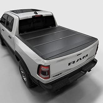 Low Profile Hard Folding Truck Bed Tonneau Cover Fits 2009-2026 Dodge Ram 1500 New Body Style (Not for Classic Body) 5'7" Bed Without Ram Box (67.4")