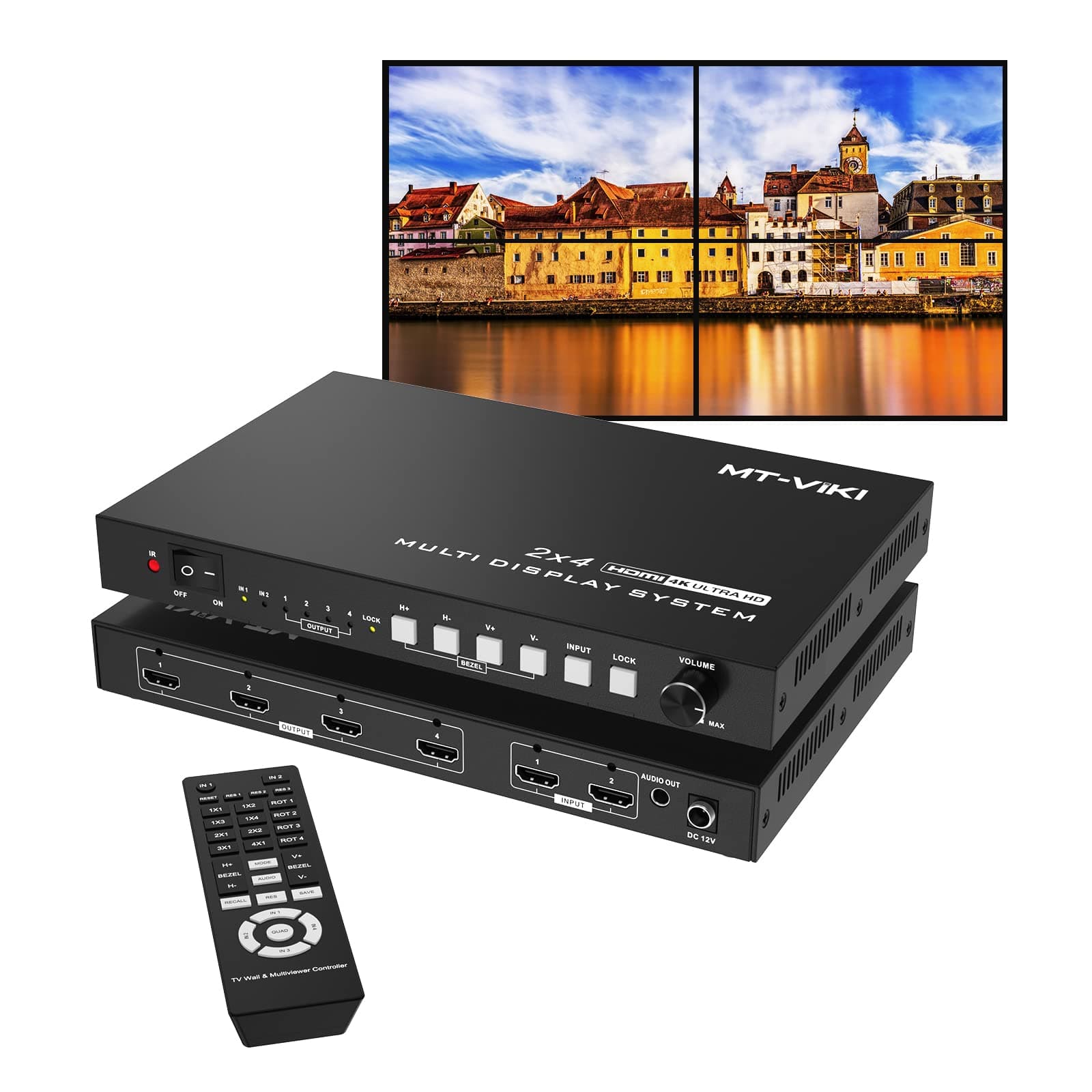 2X2 Video wall controller