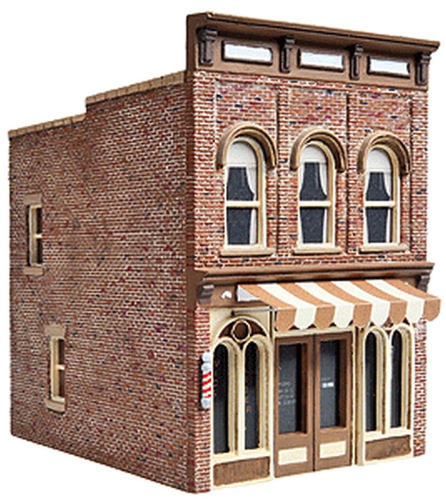 Cornerstone Walthers Vic's Barber Shop Kit