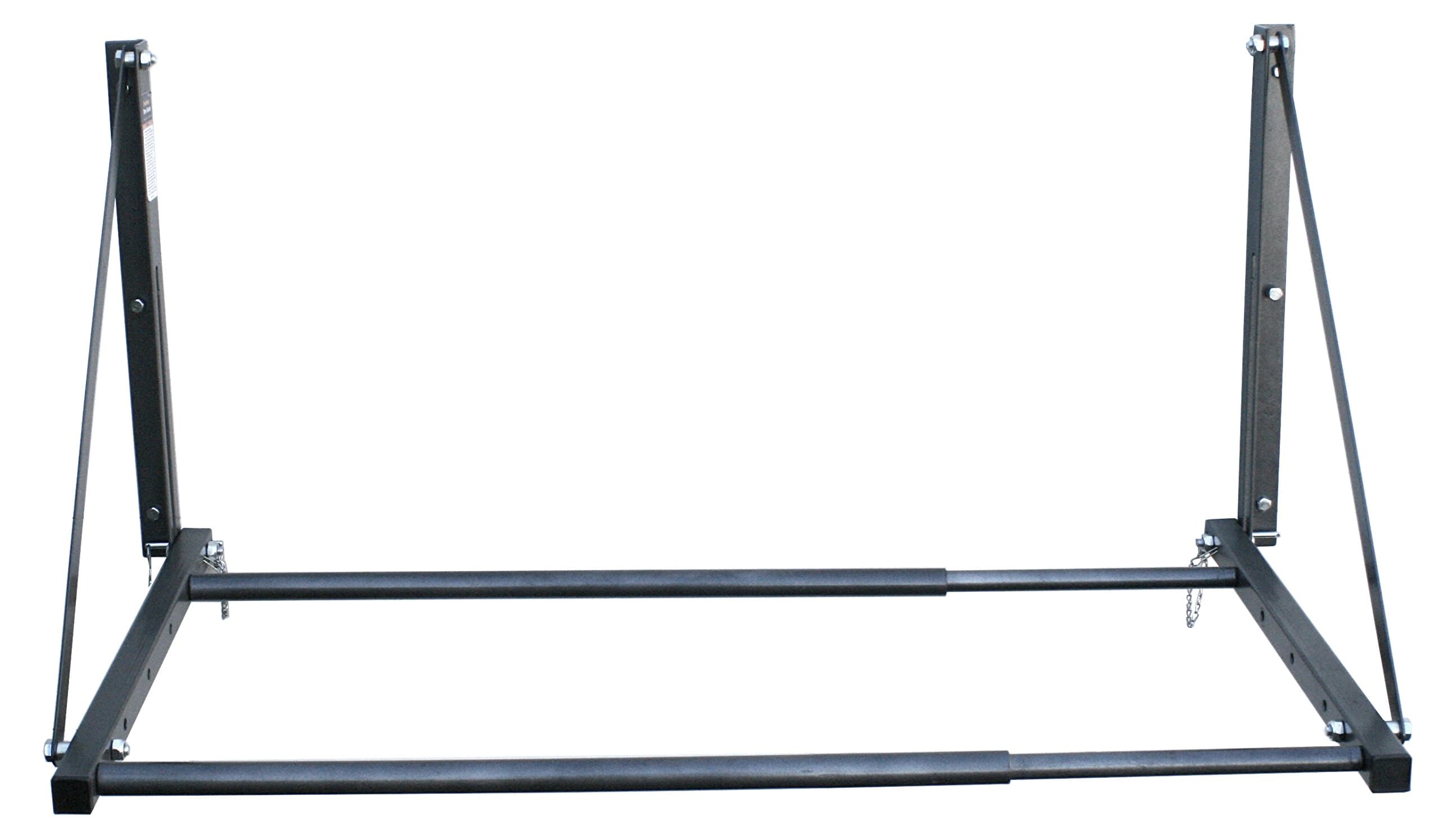 MaxxHaul Adjustable Wall Mount Folding Tire Rack – 32 to 48 Inch Width – 300 lb Capacity – Heavy Duty Steel Garage Tire Storage Holds 4 Tires – 70489