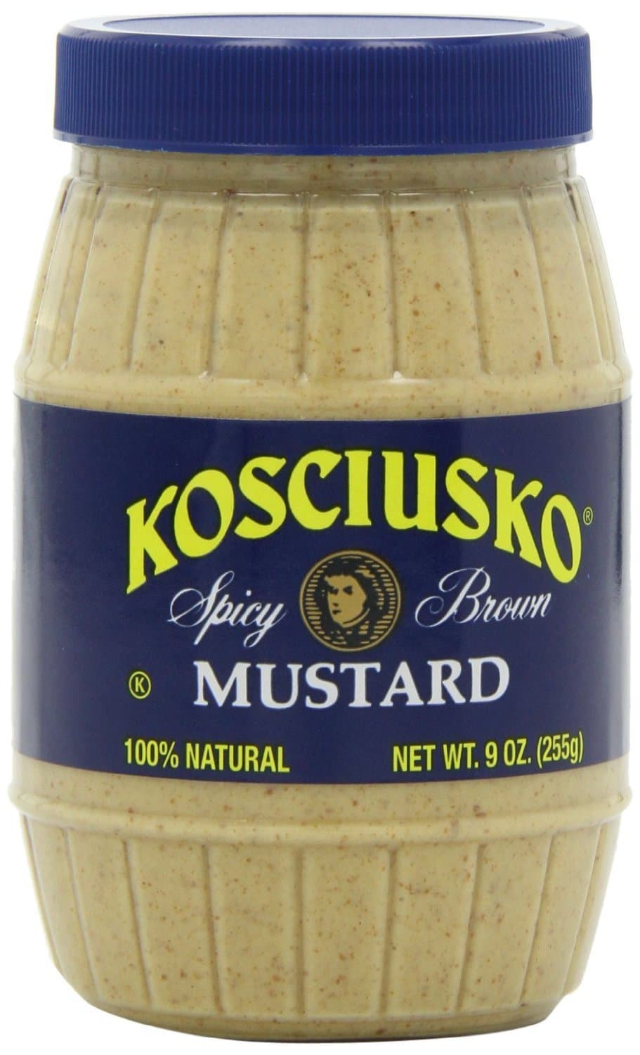 Kosciusko Spicy Brown Mustard, 9 oz