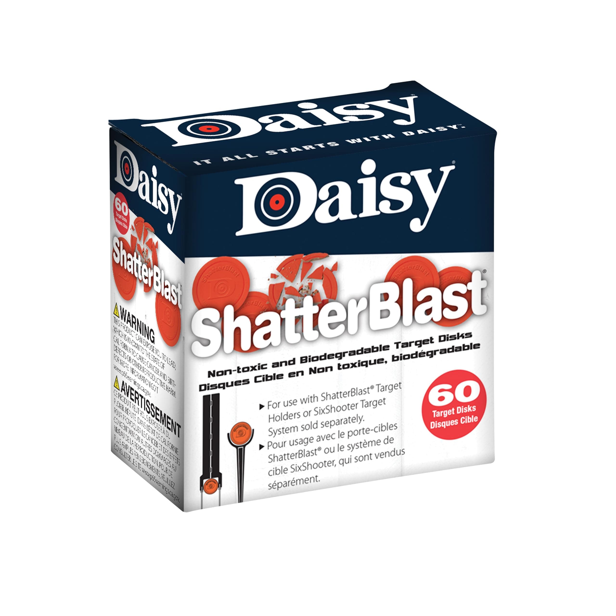Daisy Shatterblast Refill Disks, 60 Pack