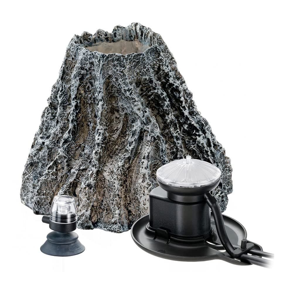 Hydor H2show Volcano Kit with Red LED and Bubbles