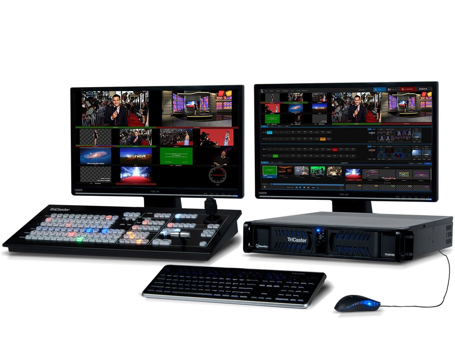 NewTek TC460 | TriCaster 460 Mobile-Scale Multi-Camera Video Solutions with Control Surface