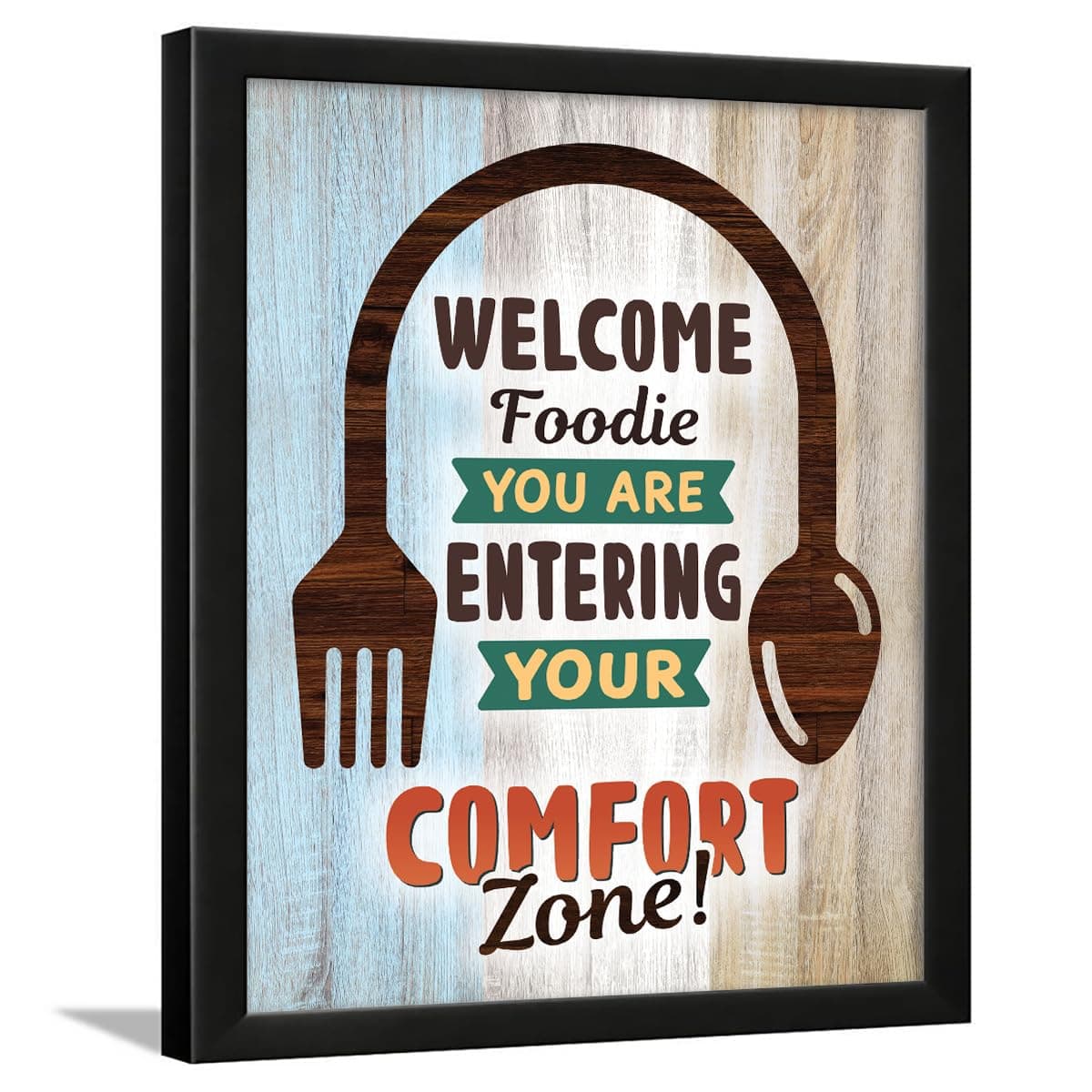 Chaka Chaundh - Restaurant quotes wall frames - Poster for Mess, Bakery, Cookery - Food Framed Posters for kitchen - Dining quotes wall frames - (14 X 11 Inches)