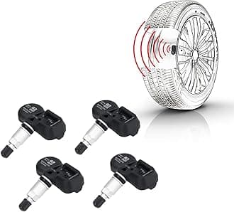4-Pack 42607-33021 315MHz Tire Pressure Monitoring System (TPMS) Sensor Compatible with Toyota 4Runner Corolla Highlander Land Cruiser Tundra Tacoma FJ Cruiser Lexus GS350 IS350 GX470 LFA LS460 LX470