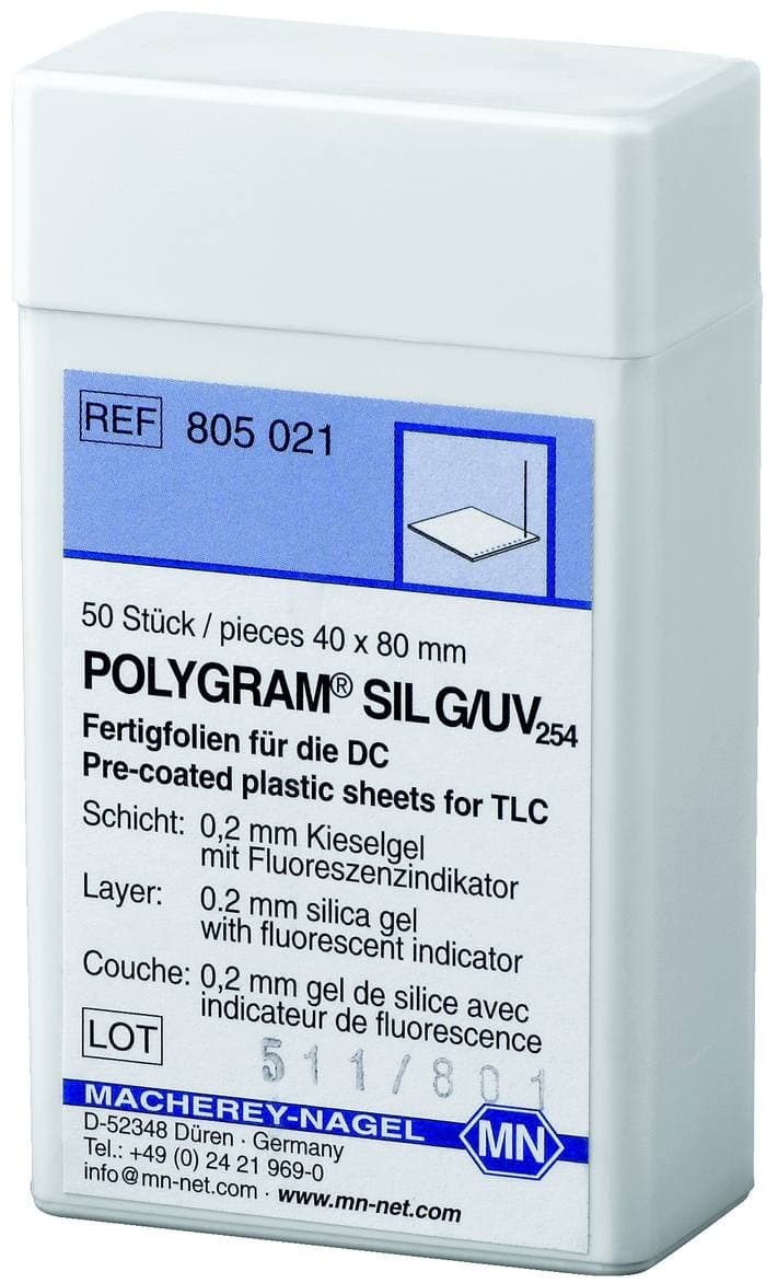 Chromatography Plates 4 X 8cm Pack Of 50