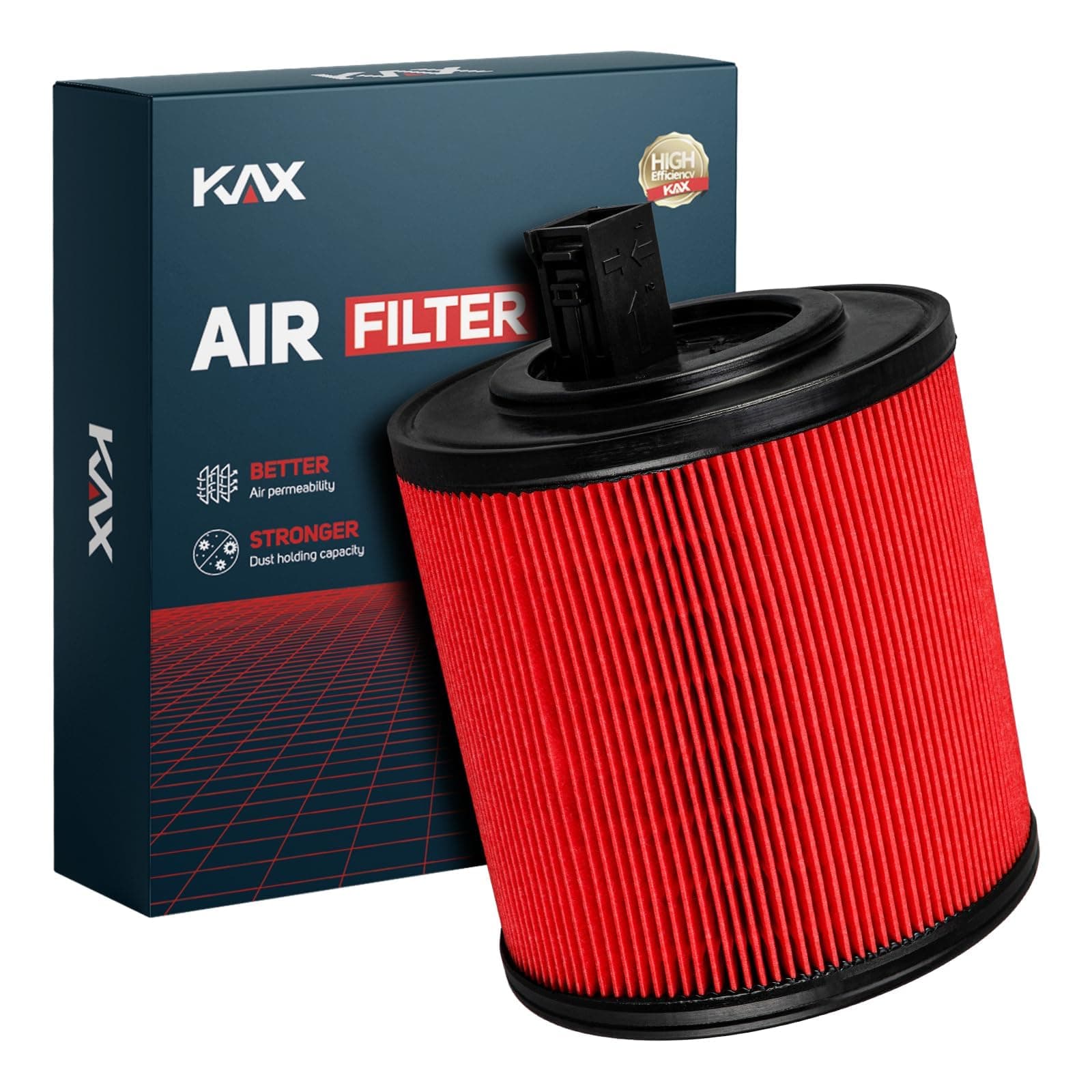 KAX Premium Engine Air Filter, CA12112 Replacement for Cadillac ATS 2016-2019, Chevrolet Cruze 2016 2017 2018 2019, Advanced Air Filter Media, Increased Acceleration