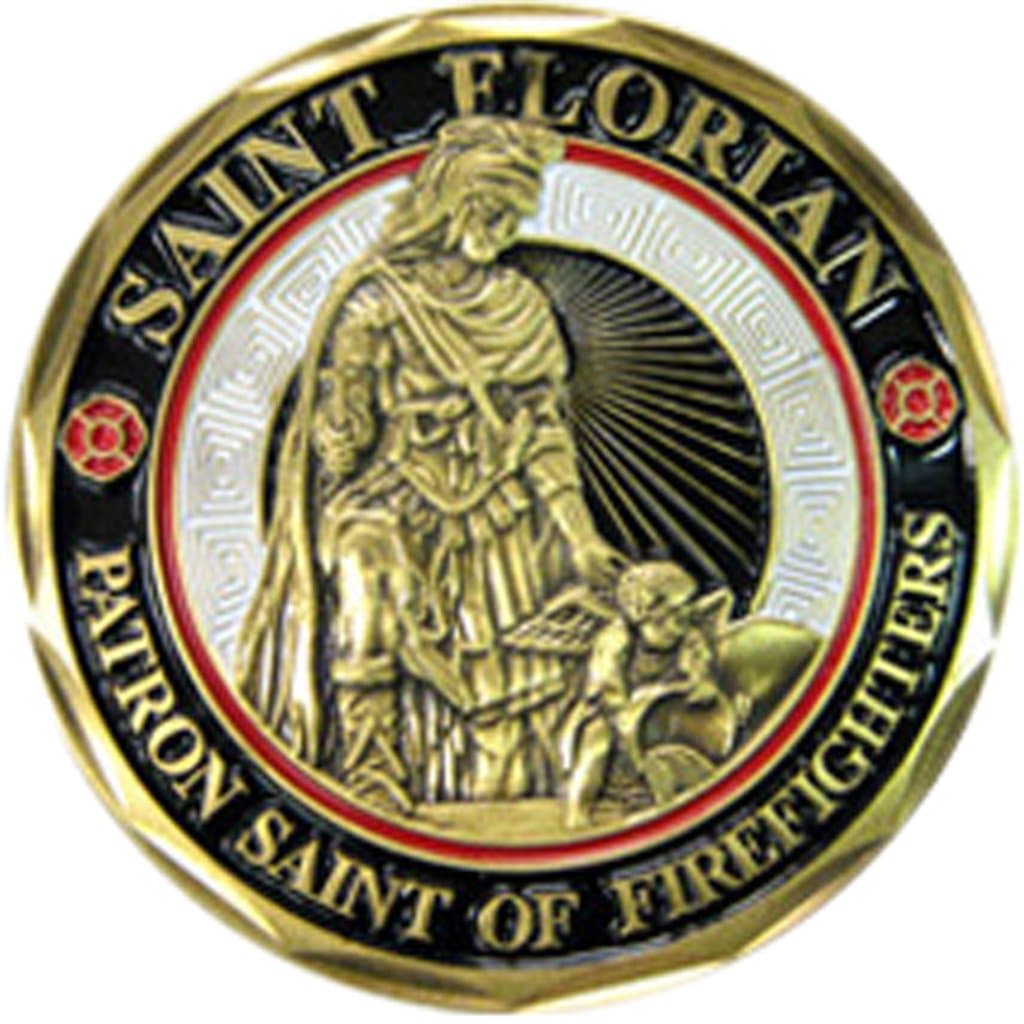 EC Colltible Saint Florian Fire Dept. Coin