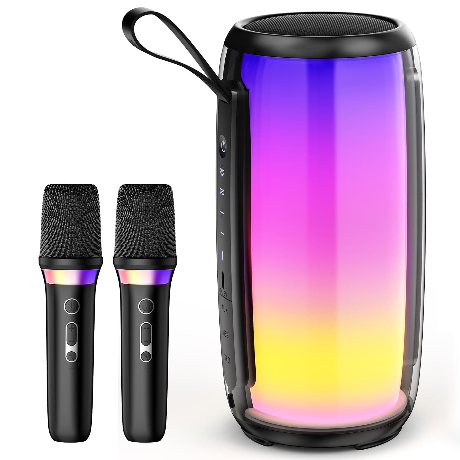 - JYX Portable Bluetooth Speaker (Colorful+2 Mics)