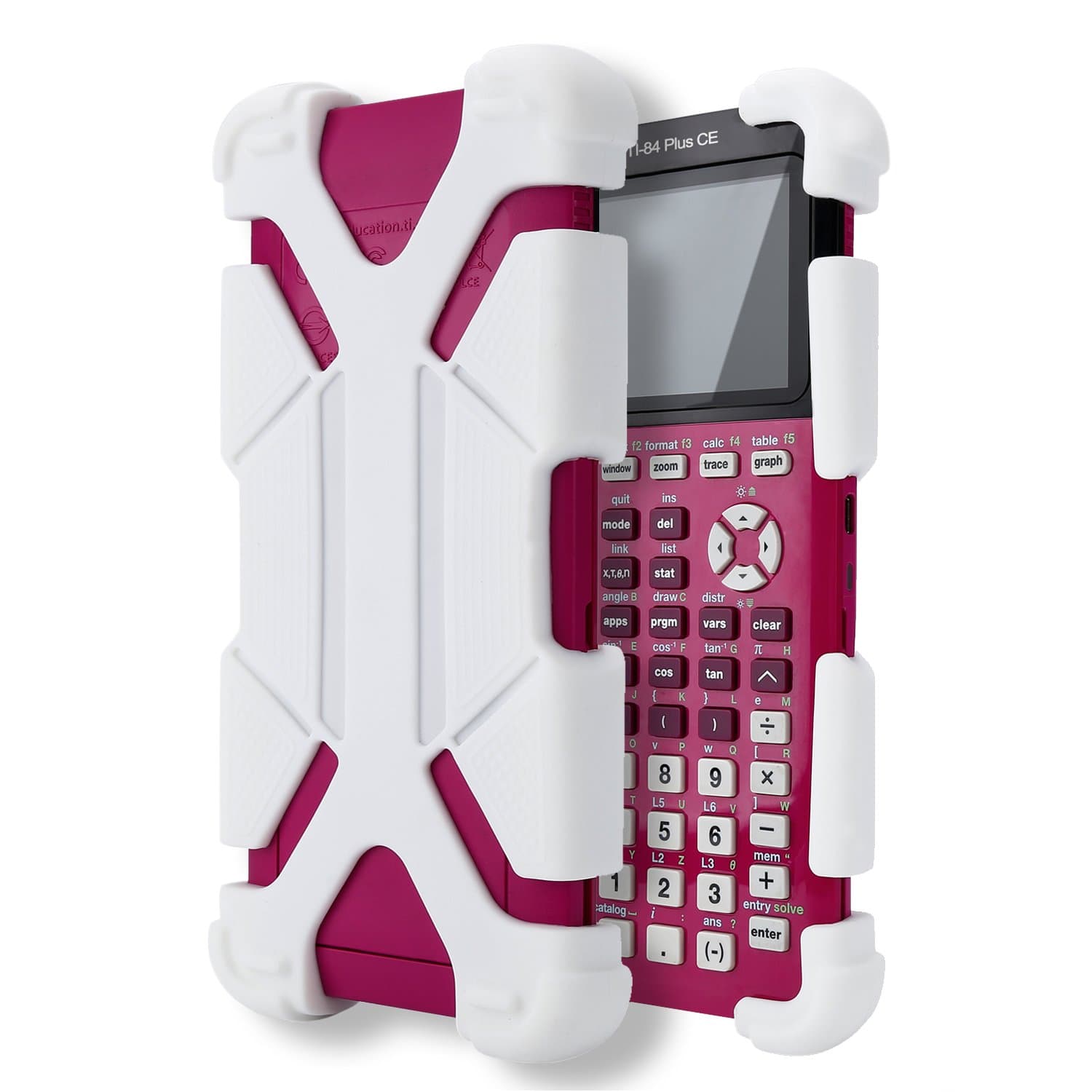 for TI-84 Plus CE, Anti-Drop Silicone Cover Case for Texas Instruments TI-84 Plus CE Graphing Calculator