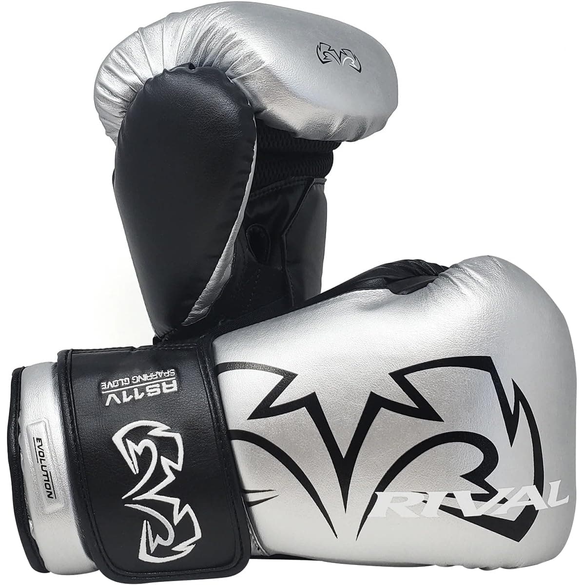 Boxing RS11V Evolution Sparring Gloves, Extra-Thick 2” Padding, V-Strap Wrist Lock 2 System, Large Hand Compartment, and 15 Degree Angle Cuff