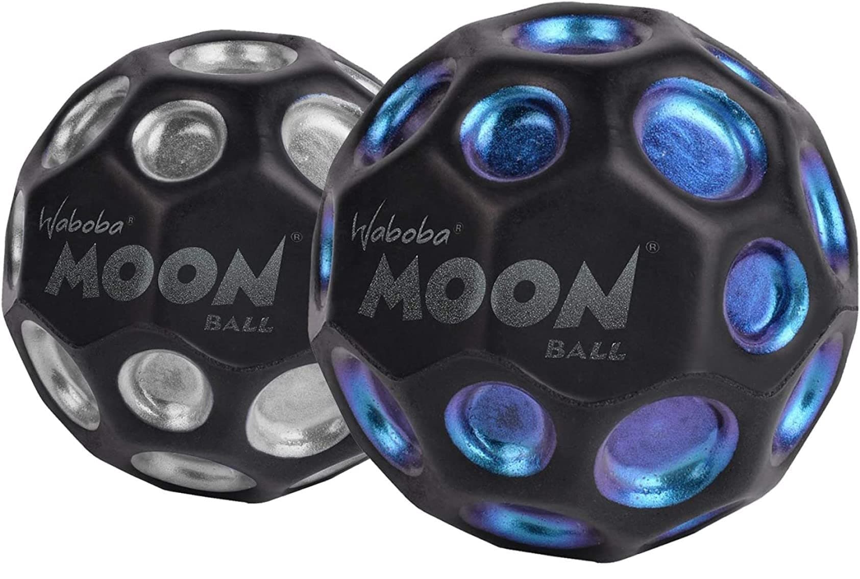 FunstuffWaboba Moon 2 Pack Bundle | Waboba Bounce Balls Dark Side of The Moon | Bouncing Balls