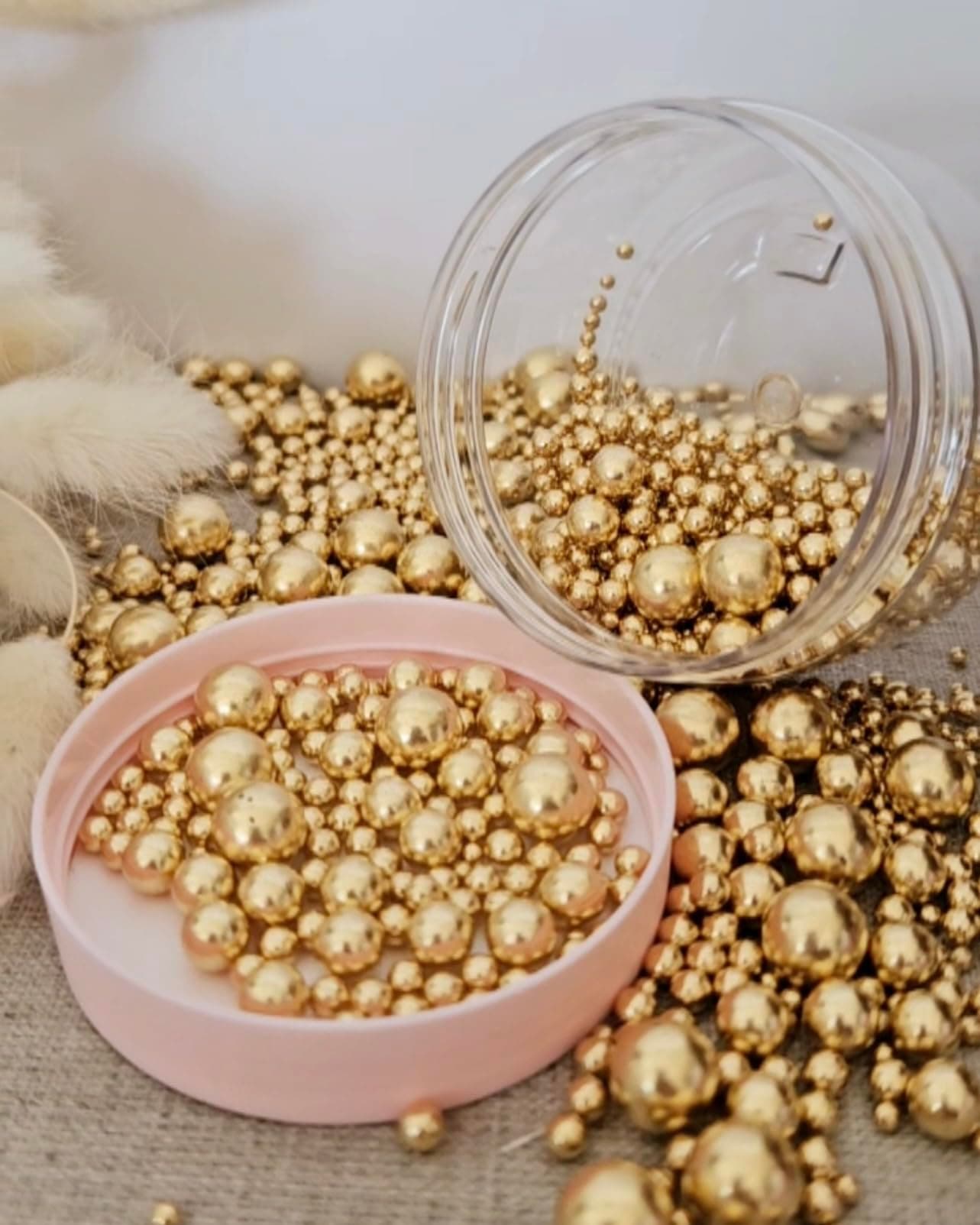 Metallic Gold Sugar Sprinkles (35g, Mix)