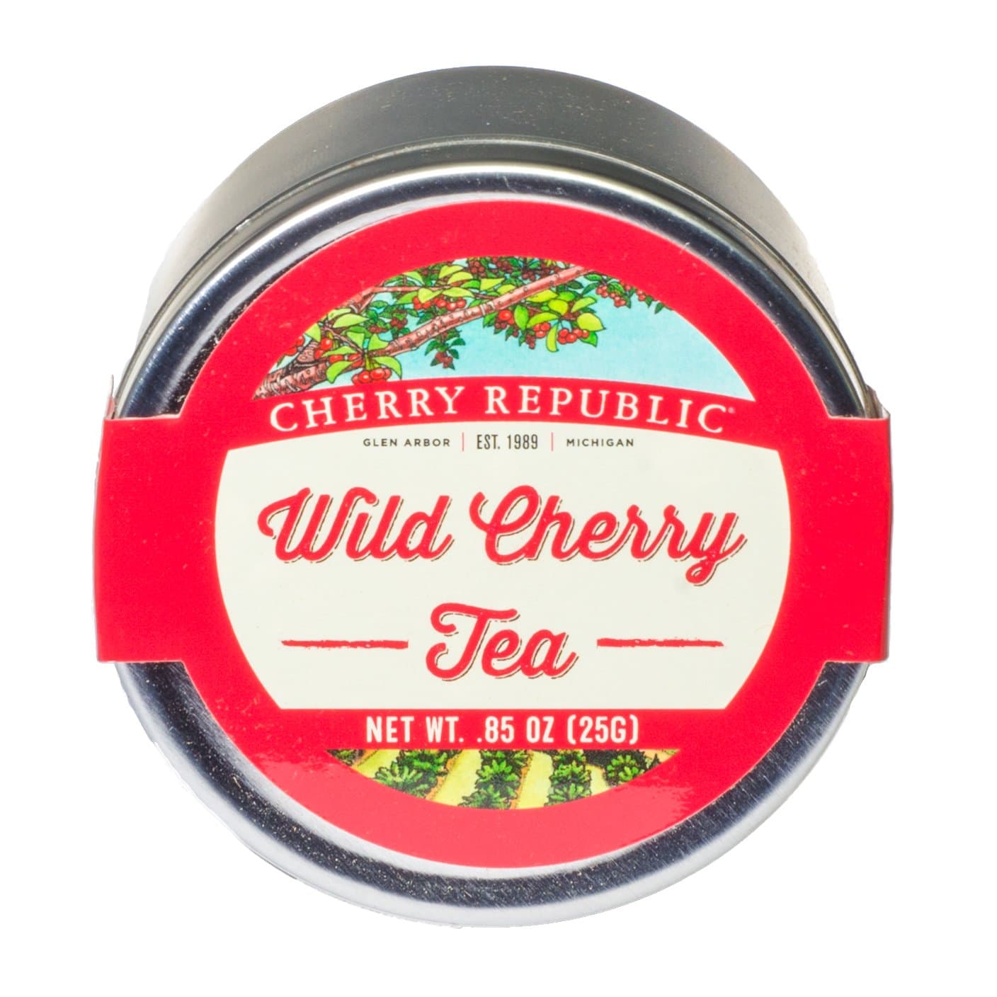 Cherry Republic Wild Cherry Tea - Refreshing Black Tea Blend with Wild Cherries - Herbal Tea with Authentic Michigan Wild Cherries - Wild Cherry Flavored Black Tea - Cherry Flavored Teas - 10 Count