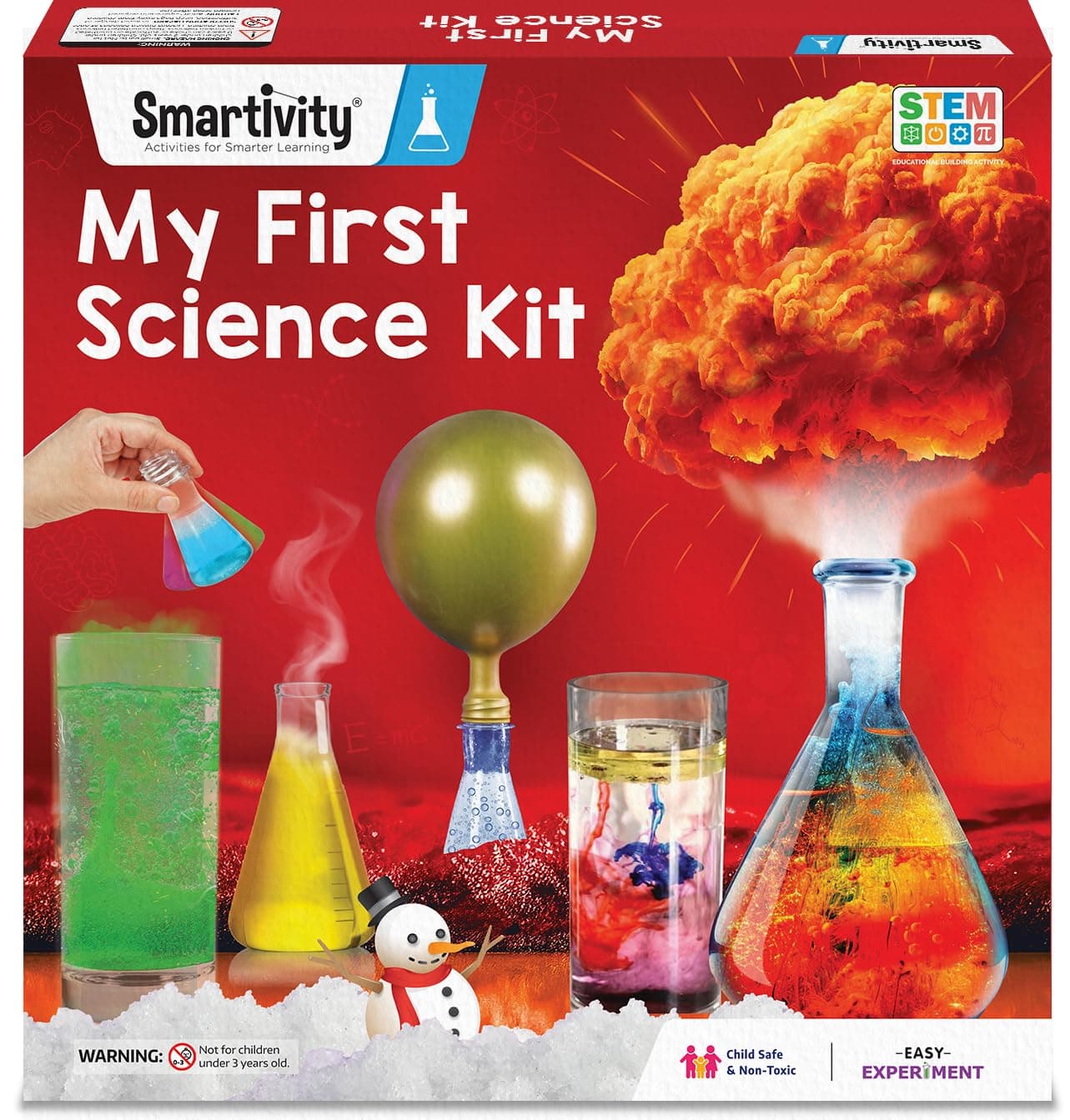 Smartivity My First Science Experiment Kit for Kids 6-8-10-12-14 Years I 50+ Amazing Science Experiments | Birthday Gift for Boys & Girls | Educational Toy for Kids 6,7,8,9,10,11,12 Years Old