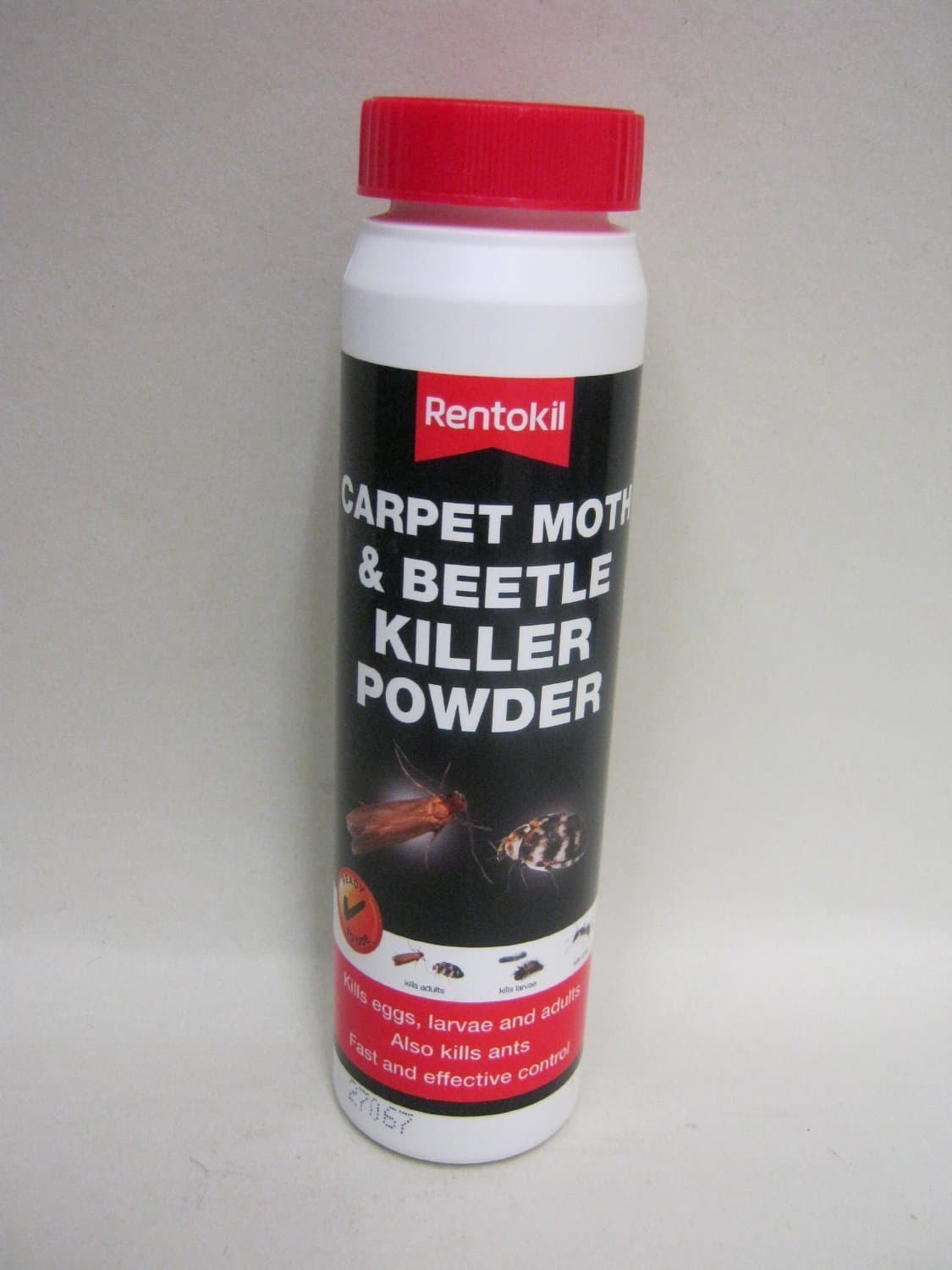 2X Rentokil Carpet Moth Beetle Killer Powder