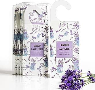 12 Packs Lavender Hanging Closet Air Freshener Long Lasting Drawer Deodorizer Smell Good Potpourri Scented Sachet for Home House