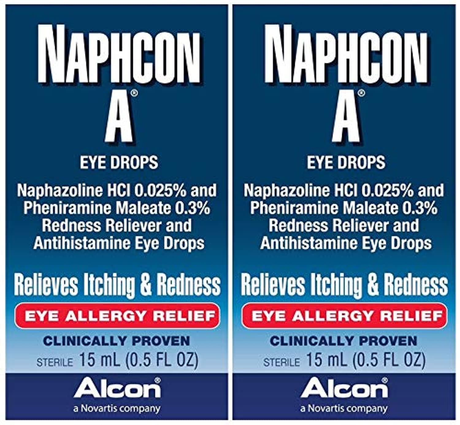 Naphcon-A Eye Drops, 15-mL,2 Count