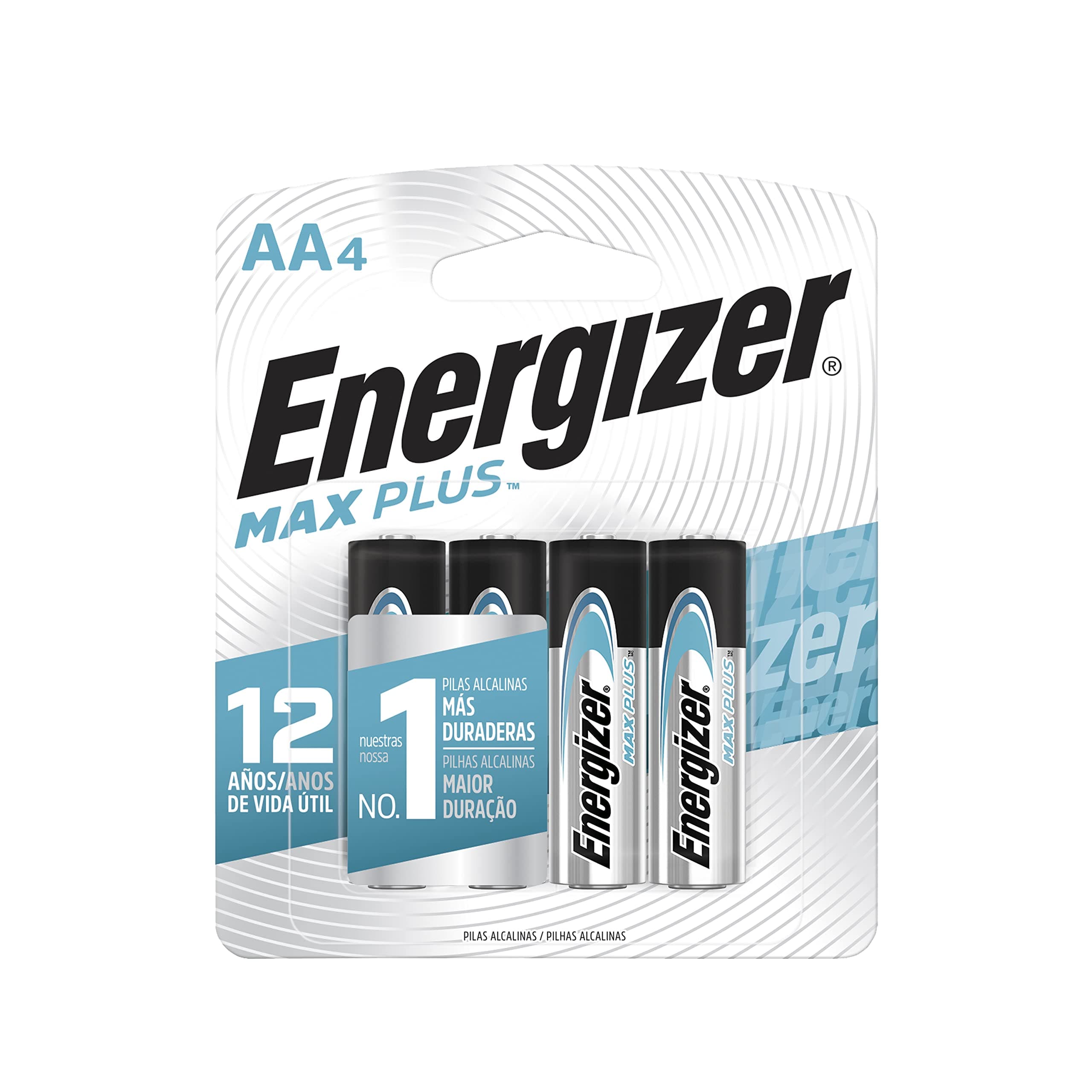 Energizer Max Plus Alkaline AAA Batteries - Pack Of 4