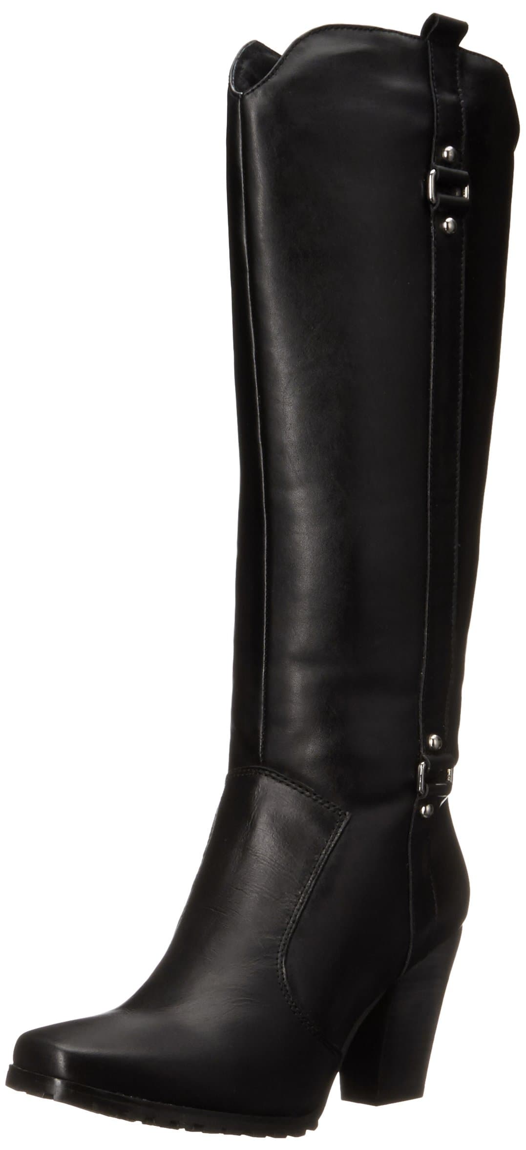 Ride Tec Women's 8625 20" Heeled Biker Boot Black Work