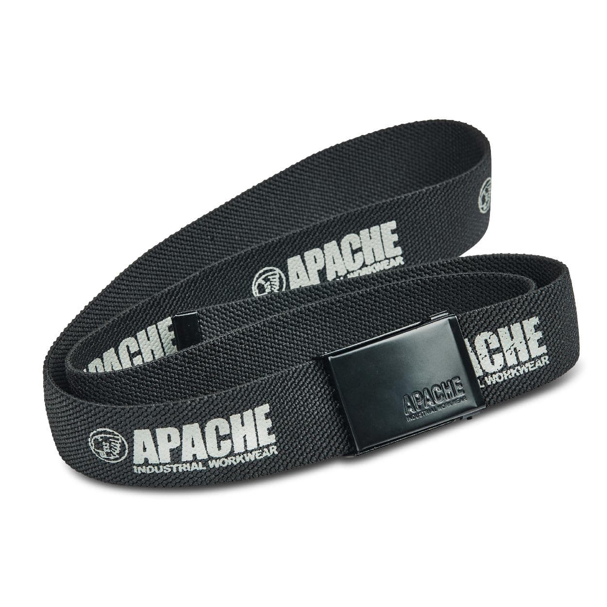 Apache Work Belt | Fully Adjustable Cut-to-Size Fit | Heavy-Duty Polyester Webbing | Durable Metal Buckle with Embossed Branding | Flexible & Secure | Compatible with Most Workwear Brands