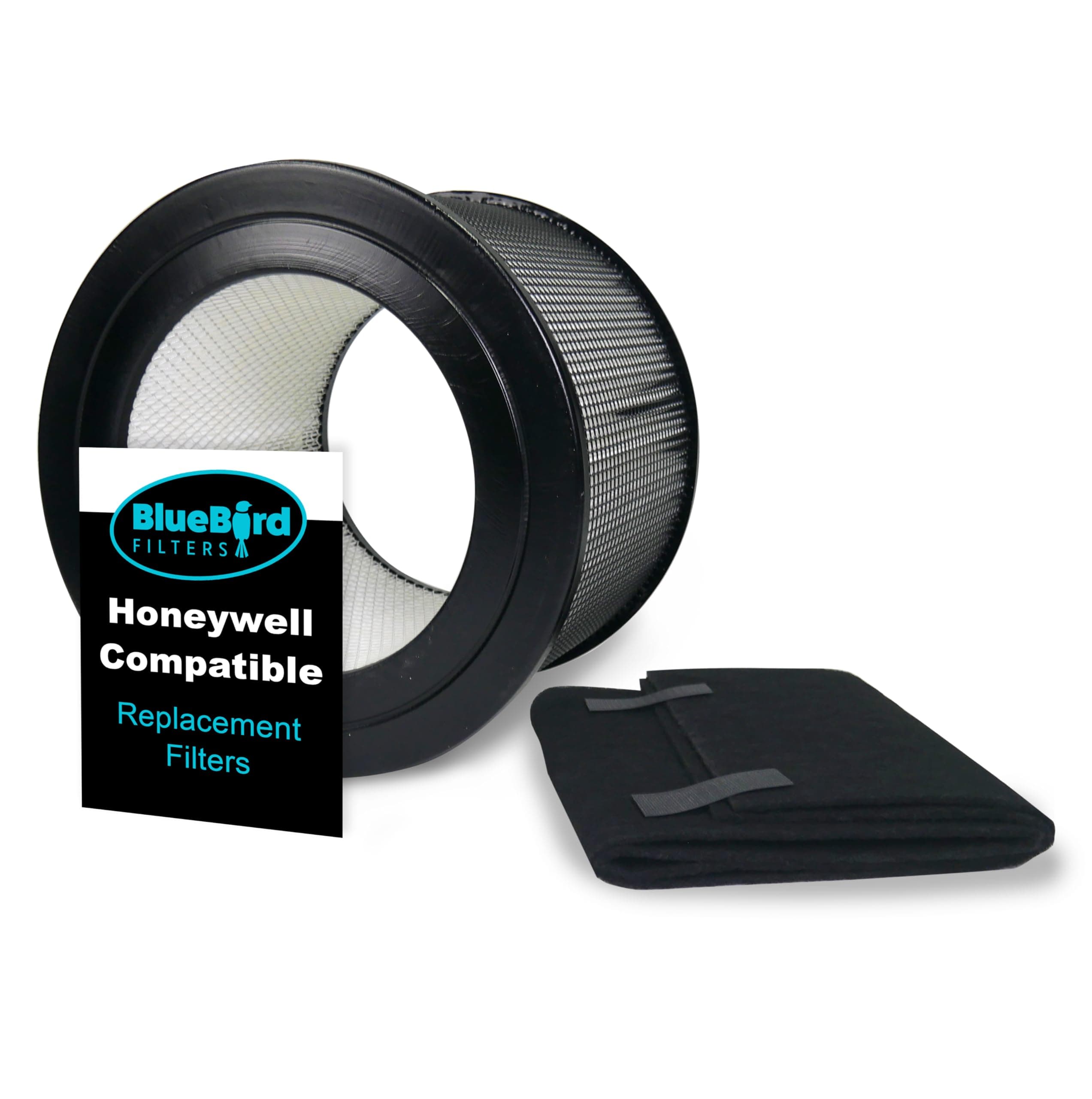 Replacement HEPA Filter & Carbon Pre Filter Kit For Honeywell 50250 50250-S OEM Part Number 24000 (1 HEPA + 1 Carbon Pre-Filter)