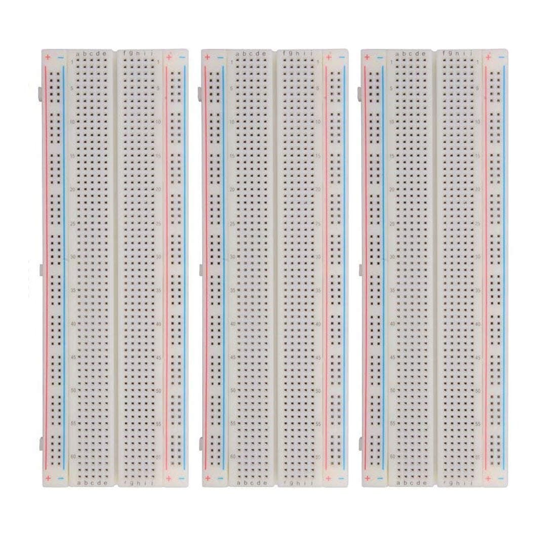 Hailege 3pcs 830 Ties Solderless Protype Breadboard Solderless BreadBoard 165?5?0MM for Circuit Connects Electronic Experiment