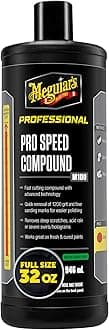 Pro Speed Compound M10032, Fast-Cutting Rubbing Compound for Cars, Offers Heavy Scratch and Swirl Removal, Professional Car Polish, Car Compound Removes up to 1200 Grit Sanding Marks, 32 Oz